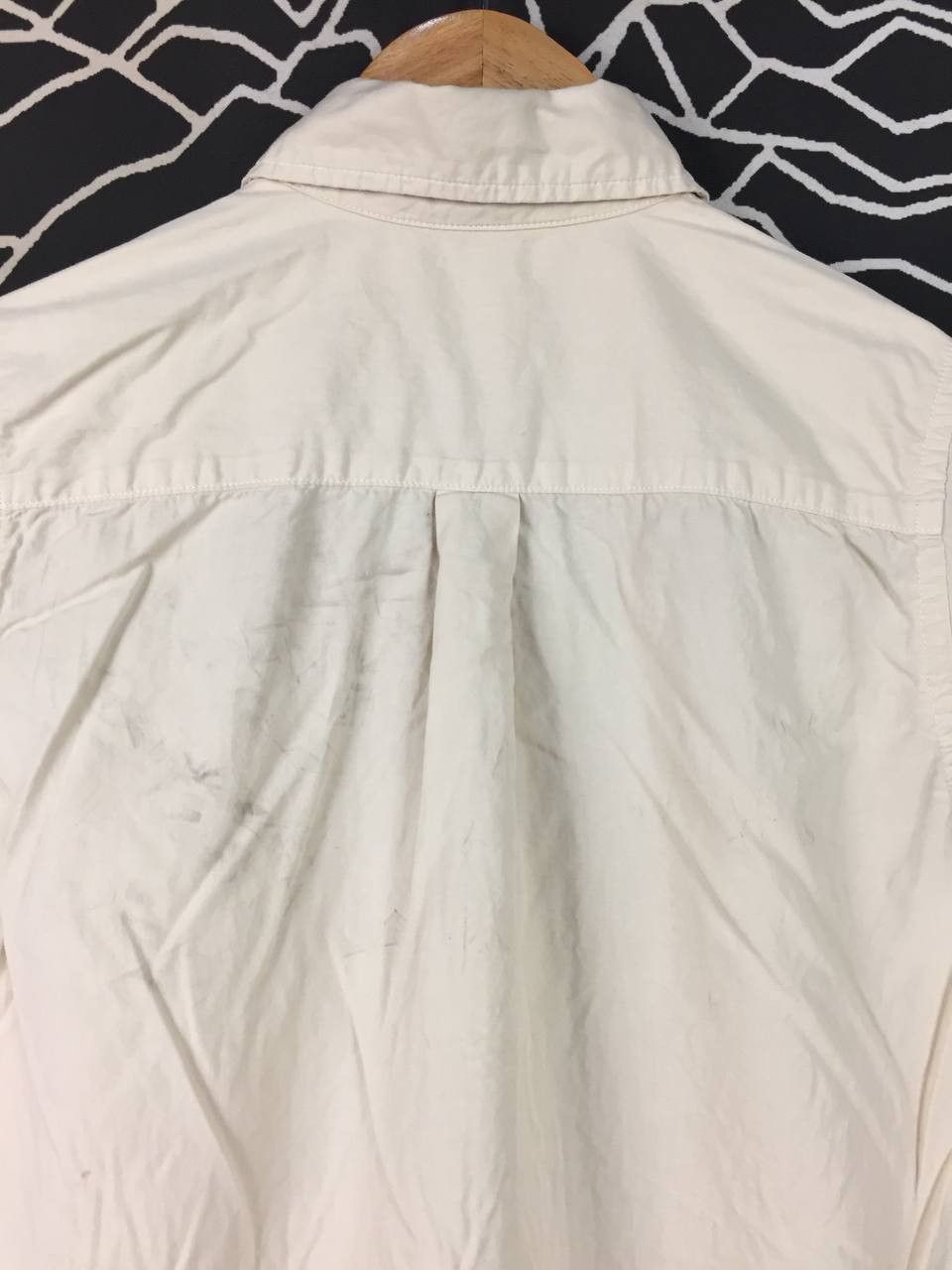 Japanese Brand D.M.G Domingo Made in Japan Cream Button Up Shirt Size US S / EU 44-46 / 1 - 8 Thumbnail