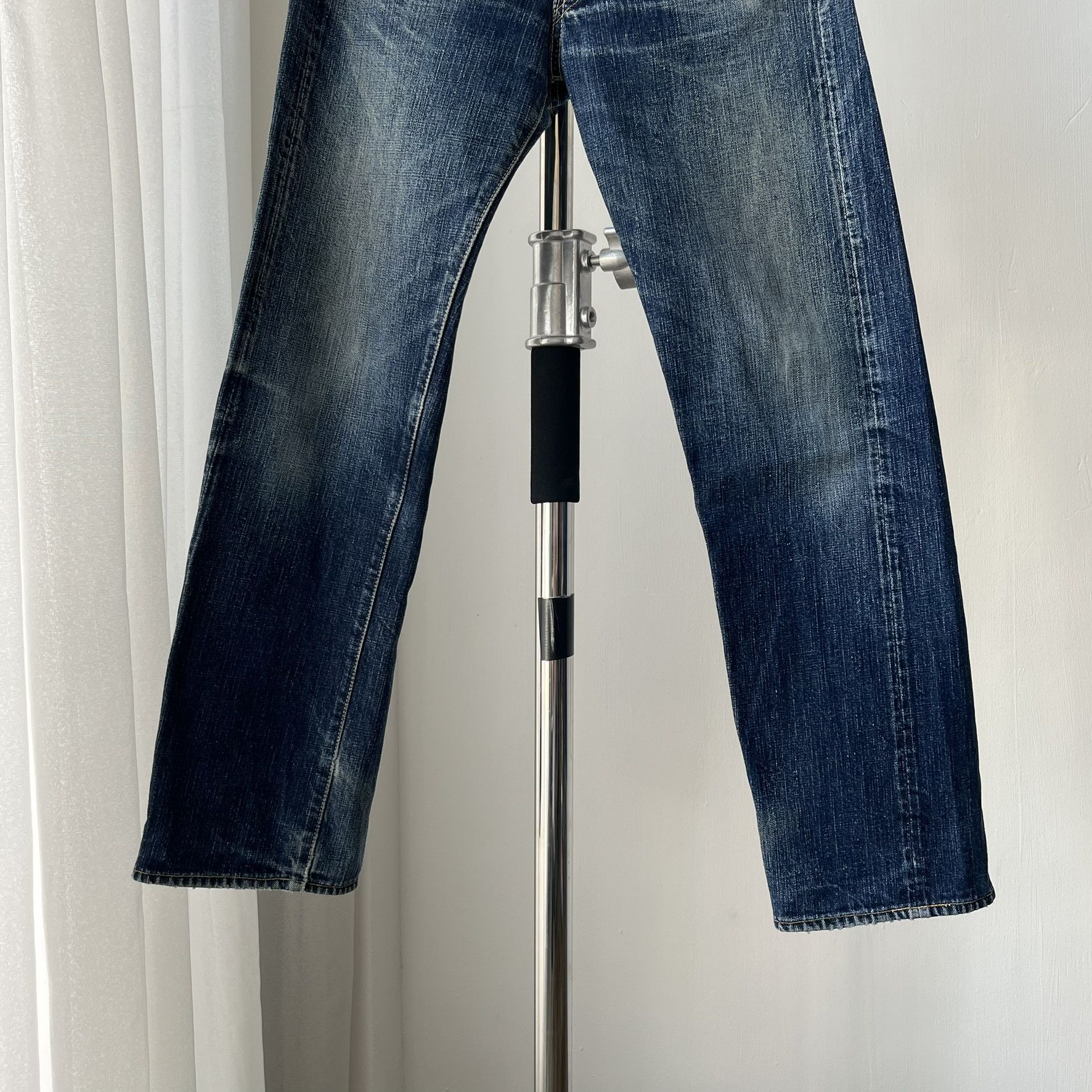 Pherrow's ize 28x29 Vintage Pherrows Japan Faded Blue Selvedge S260 Size US 28 / EU 44 - 3 Thumbnail