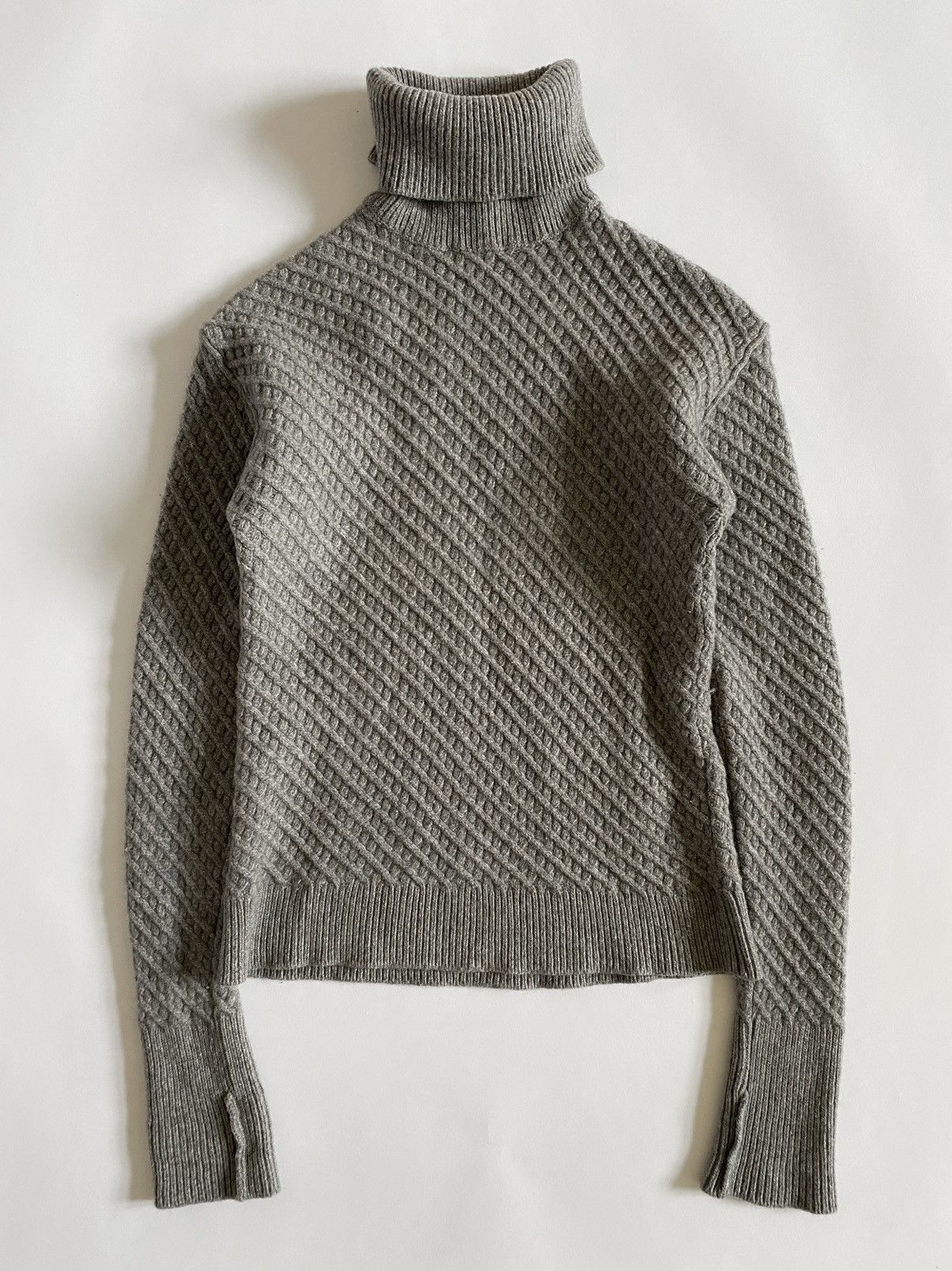 Jil Sander by Raf Simons 2010 Heavy Wool Turtleneck Sweater
