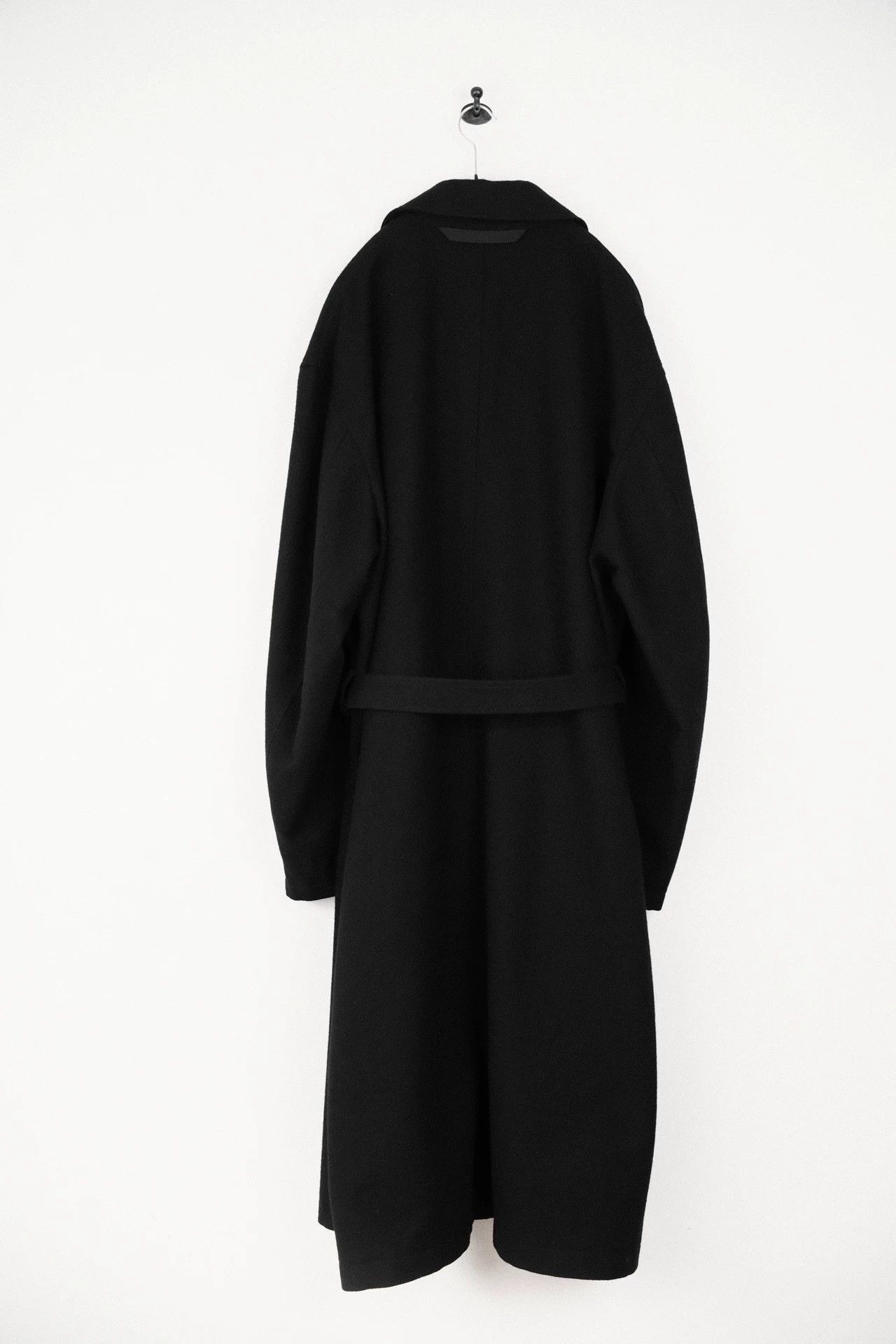 Yohji Yamamoto Yohji Yamamoto 02AW Vintage Collared Belted Overcoat Men's Size US L / EU 52-54 / 3 - 2 Thumbnail