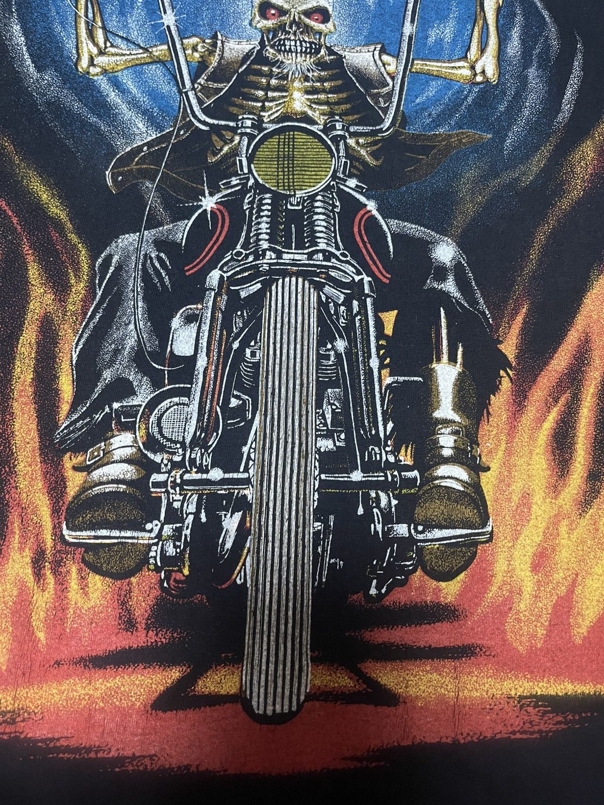 Vintage Vintage Zip It London skull motorcycle T-Shirt size XXL Size US XXL / EU 58 / 5 - 5 Thumbnail