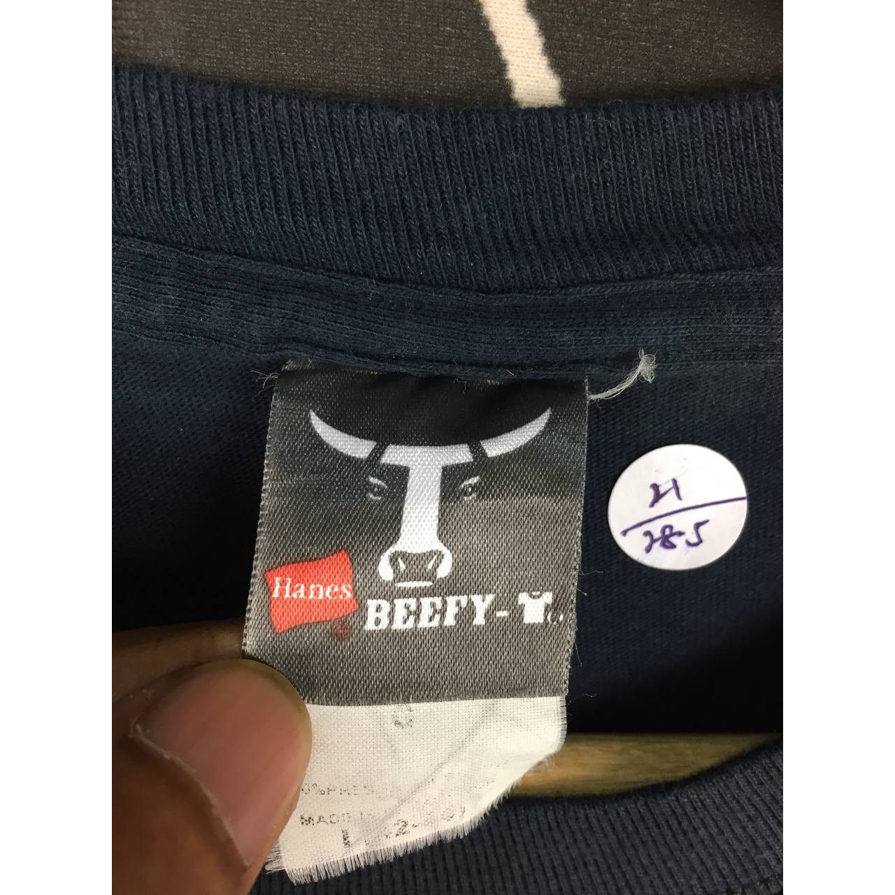 Hanes × Vintage Vtg The World's The Best Grandpa Looks Like Wording Tee Size US L / EU 52-54 / 3 - 7 Thumbnail