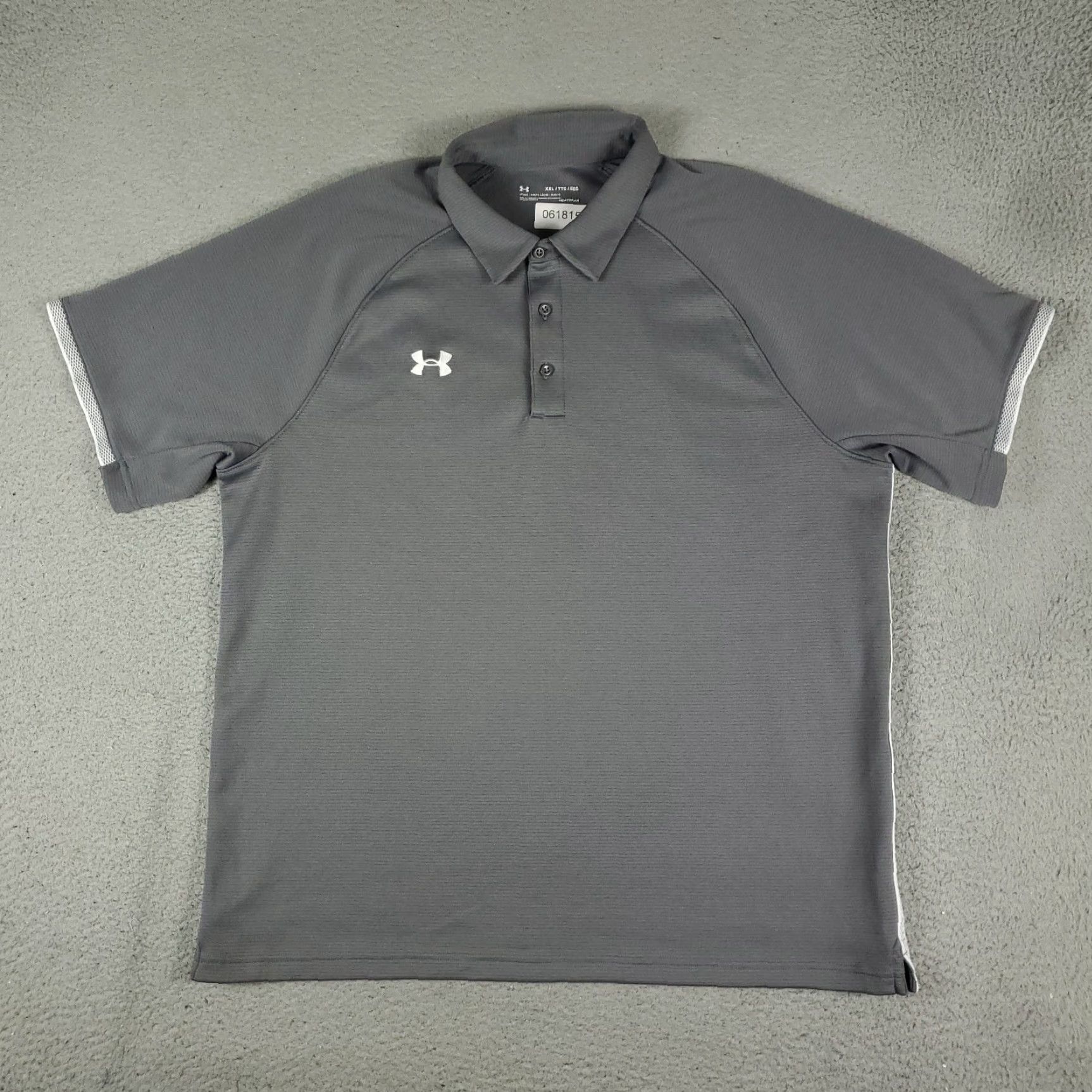 Under Armour Under Armour Polo Shirt Mens 2XL Gray Golf Casual Short Sleeve Polo Mens 2XL Gray Under Armour Shirt Polo Regular Mens Sports Golf Size US XXL / EU 58 / 5 - 2 Thumbnail