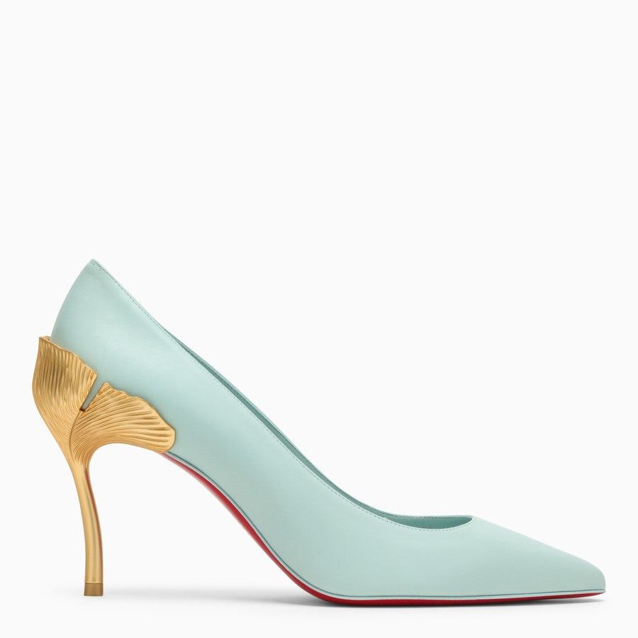 image of Christian Louboutin Ginko Pumps Size 37.5 in Blue, Women's