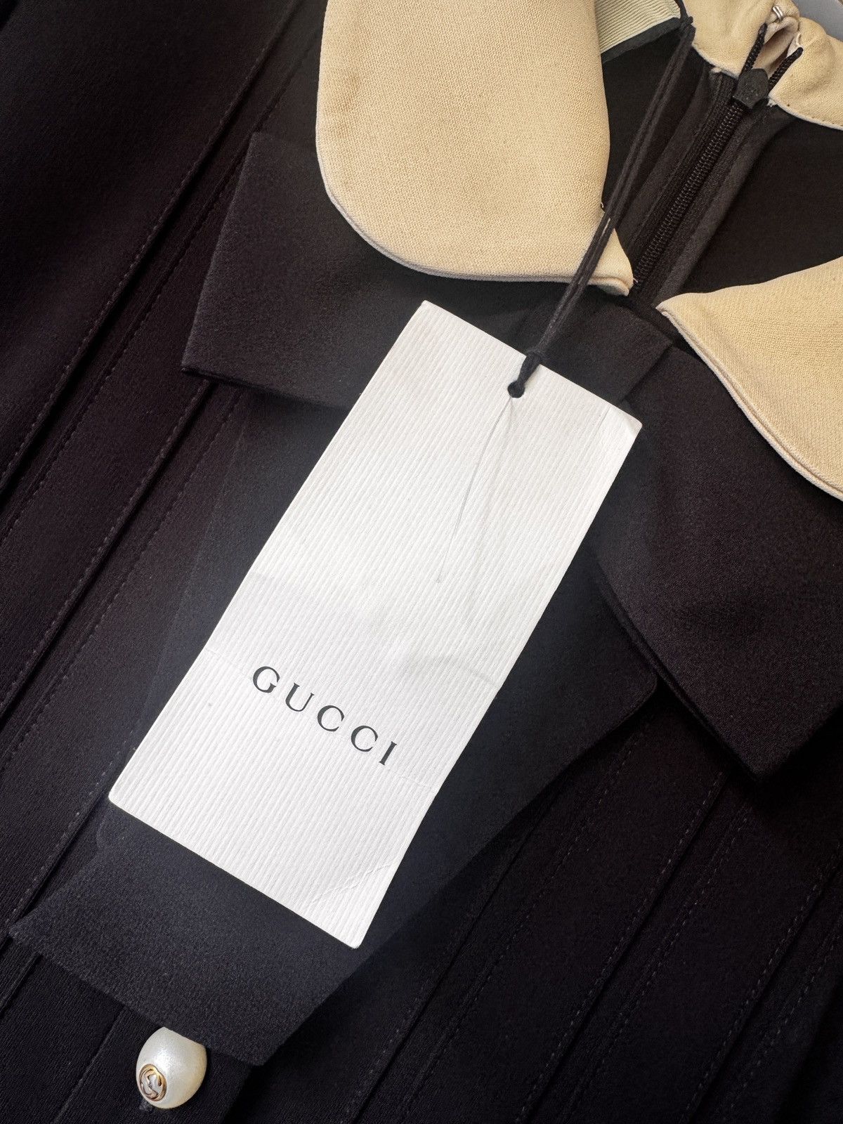 Gucci Pearl “GG” button midi dress Size M / US 6-8 / IT 42-44 - 3 Thumbnail