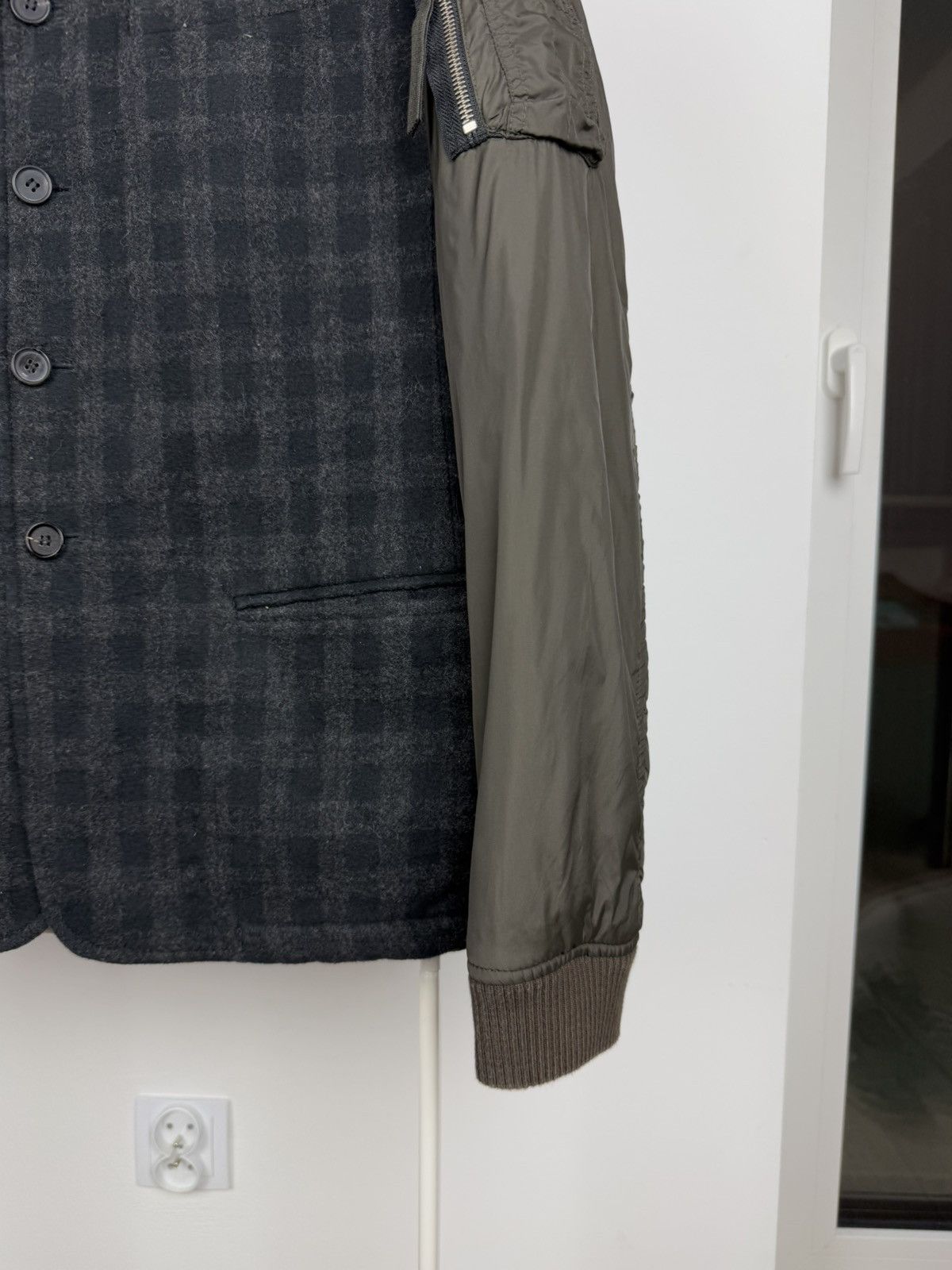 Allsaints × Vintage AllSaints B Bomber Jacket Sherpa Size US M / EU 48-50 / 2 - 4 Thumbnail
