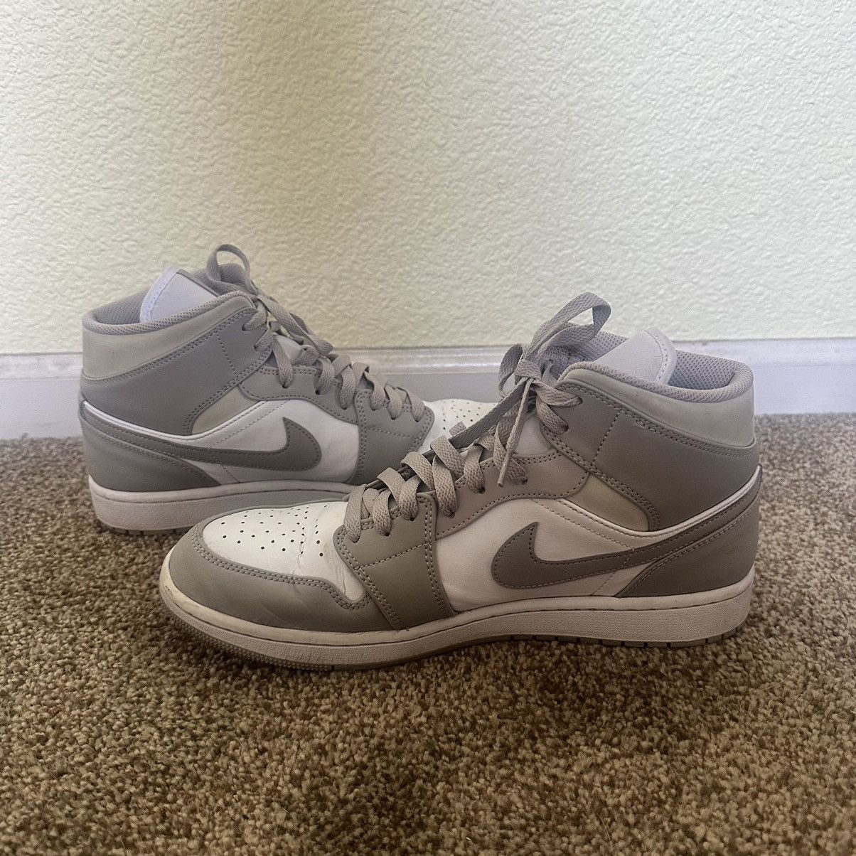 Jordan Brand Air Jordan 1 Mid - linen grey (11) Size US 11 / EU 44 - 3 Thumbnail