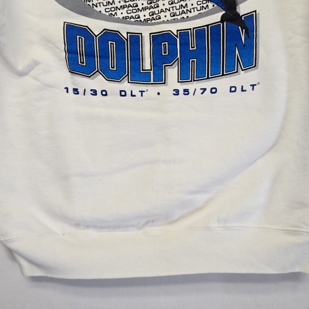 Fruit Of The Loom Vintage Team Dolphin Sweatshirt Tech Computer L Crewneck Size US L / EU 52-54 / 3 - 5 Thumbnail