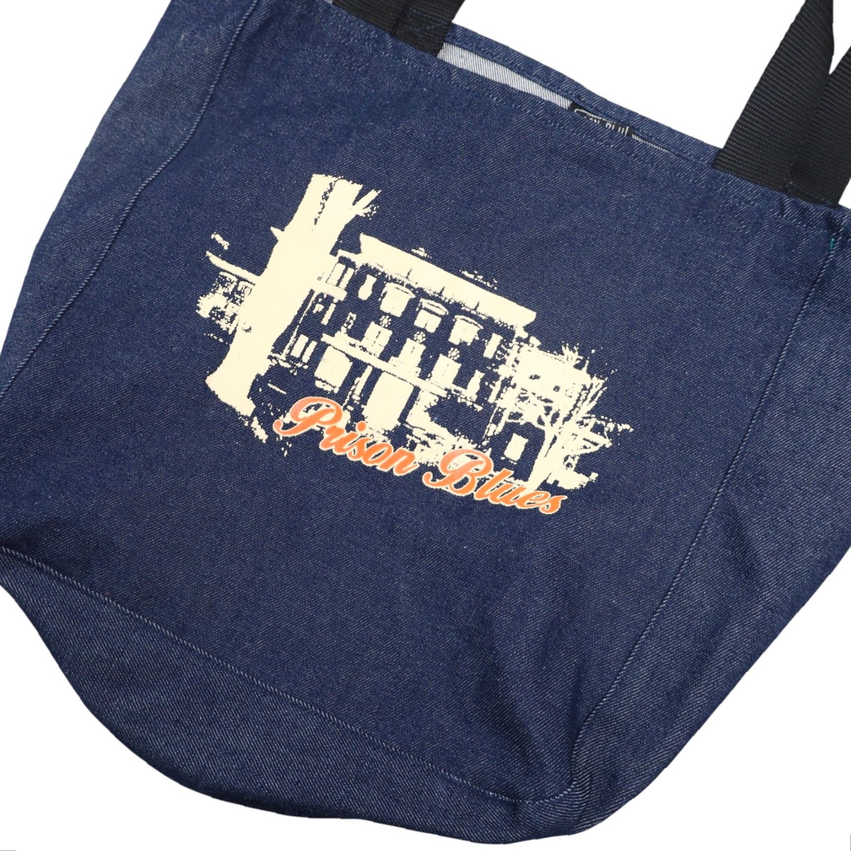 Vintage VINTAGE Prison Blues Graphic Denim Tote Bag Unisex Adults Tote Blue Cotton 20"x18" Bag Size ONE SIZE - 2 Thumbnail