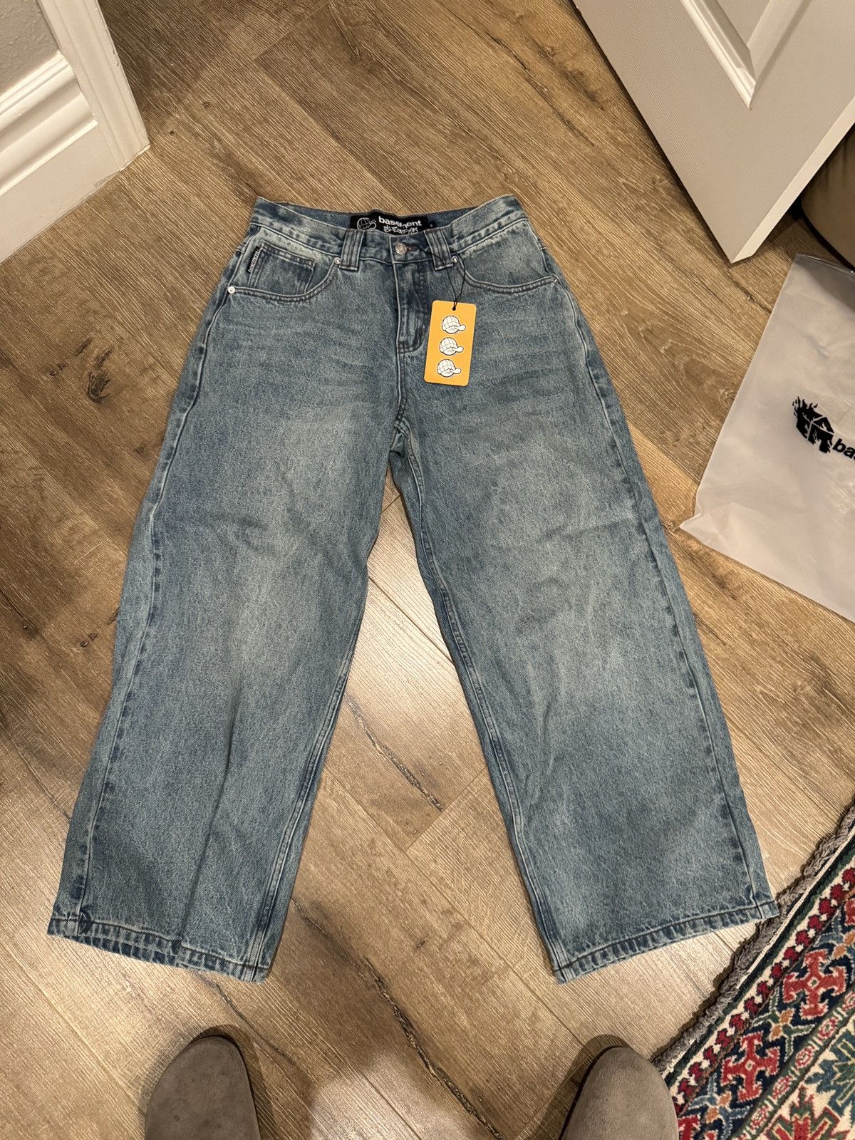 Japanese Brand × Vintage Basement La X Sleepers Denim Jeans Size US 31 - 1 Thumbnail