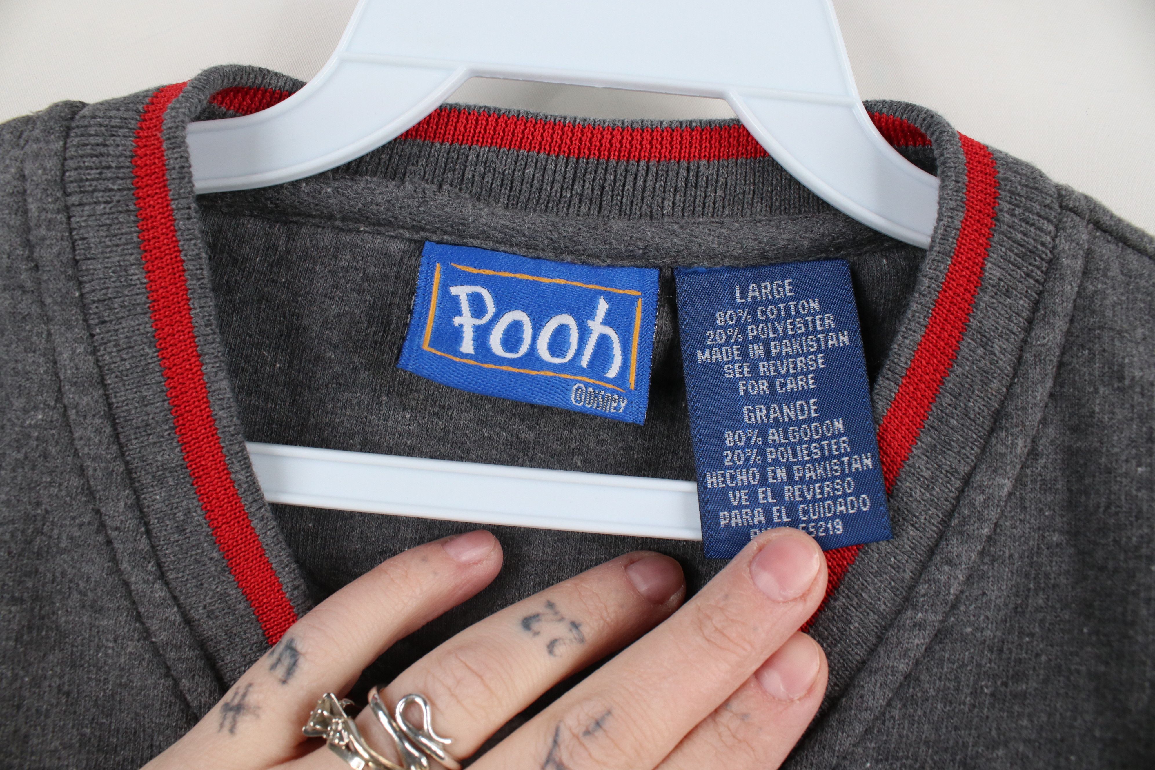 Vintage 90s Disney Spell Script Winnie the Pooh Sweatshirt