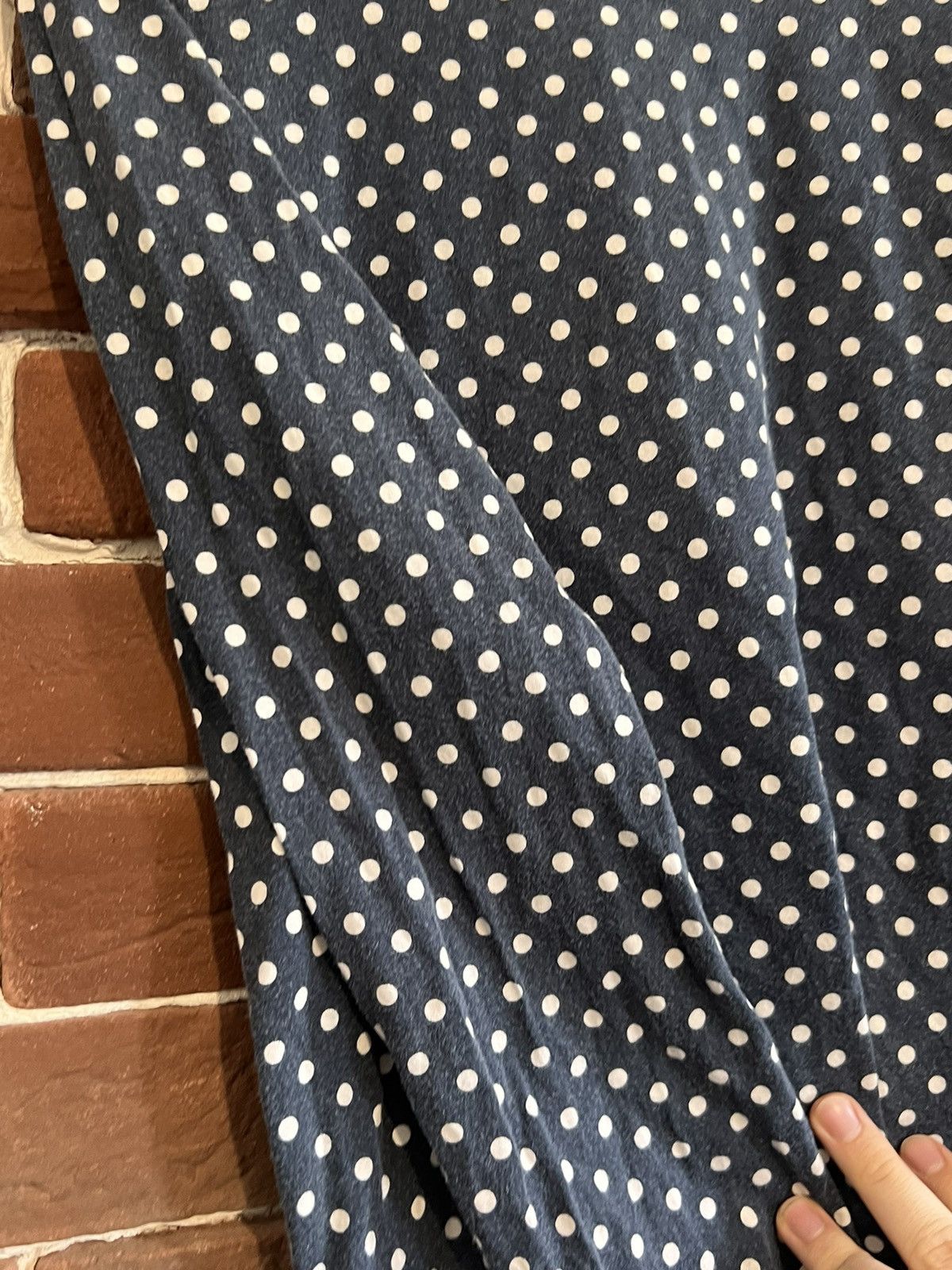 Comme des Garcons PLAY Comme Des Garçons H&M Shirt Polka Dot Longsleeve Hype Tee S Size S / US 4 / IT 40 - 5 Thumbnail
