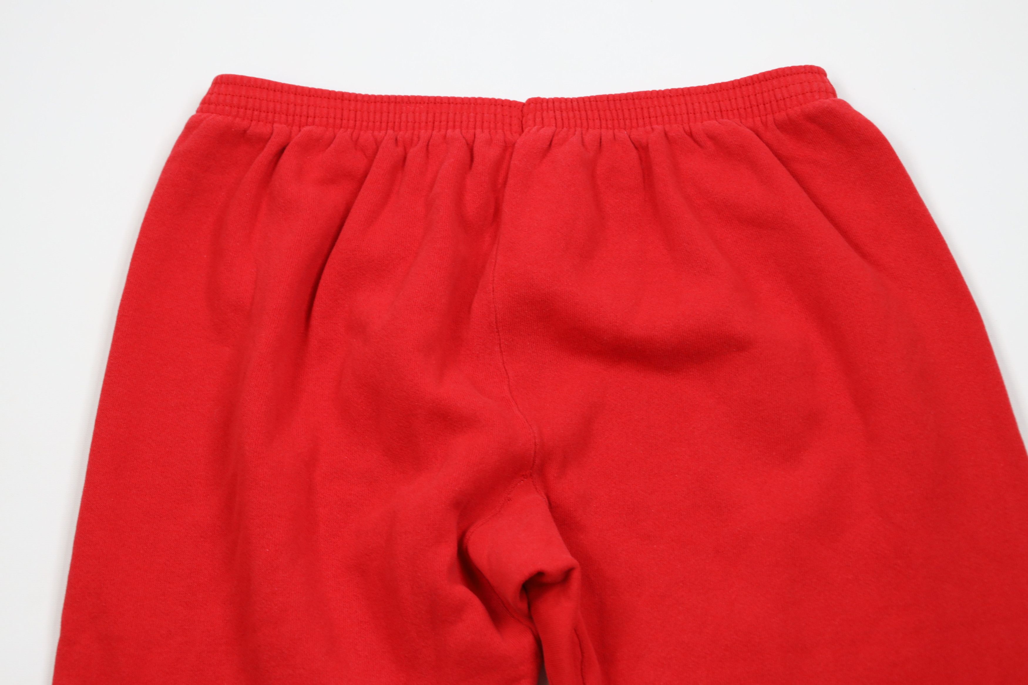 Vintage Vintage 70s Streetwear Sweatpants Joggers Pants Red USA Size US 34 / EU 50 - 6 Thumbnail