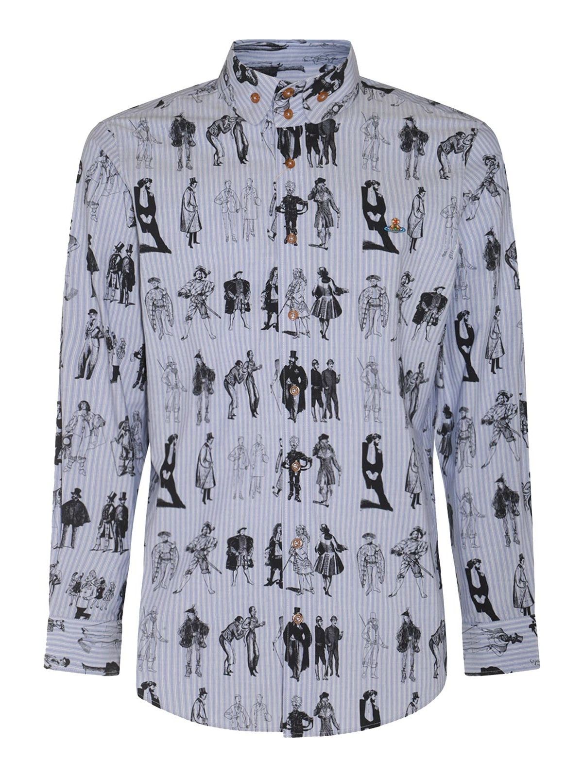 Vivienne Westwood o1f1d3z0525 Shirt in Light Blue Size US L / EU 52-54 / 3 - 1 Thumbnail