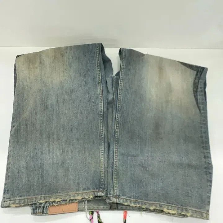 Balenciaga Balenciaga FW24 Logo Print Long Denim Pants. Size US 26 / EU 42 - 6 Thumbnail