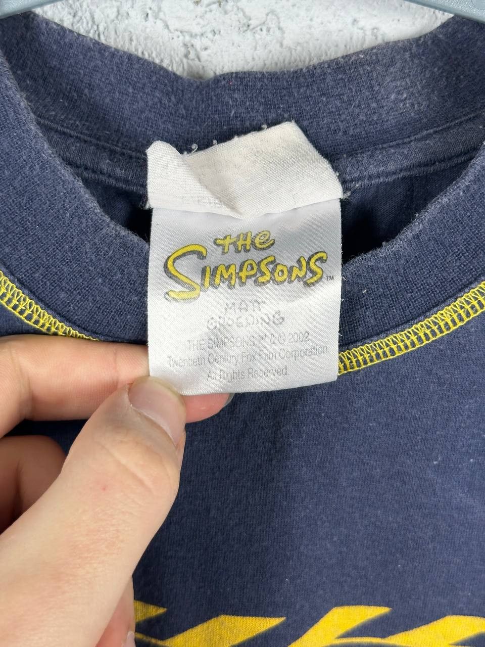 The Simpsons × Vintage THE SIMPSONS 2002 OVERSIZE FADED T SHIRT MOVIE RARE Size US XL / EU 56 / 4 - 6 Thumbnail