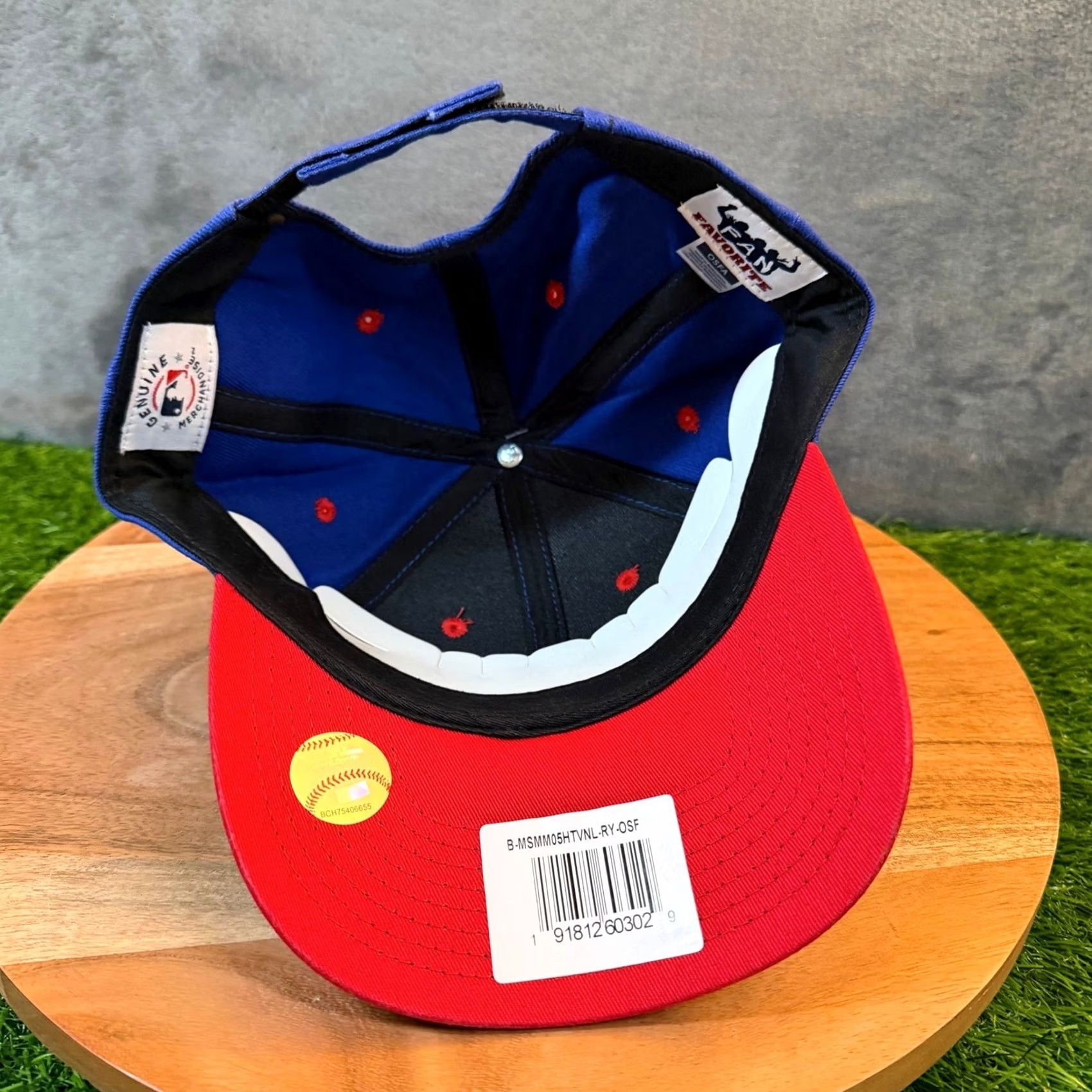 Vintage Fan Favorite Chicago Cubs Hat Mens One Size Blue Adjustable Baseball Cap NWT Size ONE SIZE - 5 Thumbnail