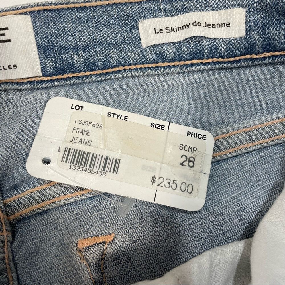 Frame NWT New $235 Frame Le Skinny De Jeanne in Scampi Jeans Size Size 26" / US 2 / IT 38 - 7 Thumbnail