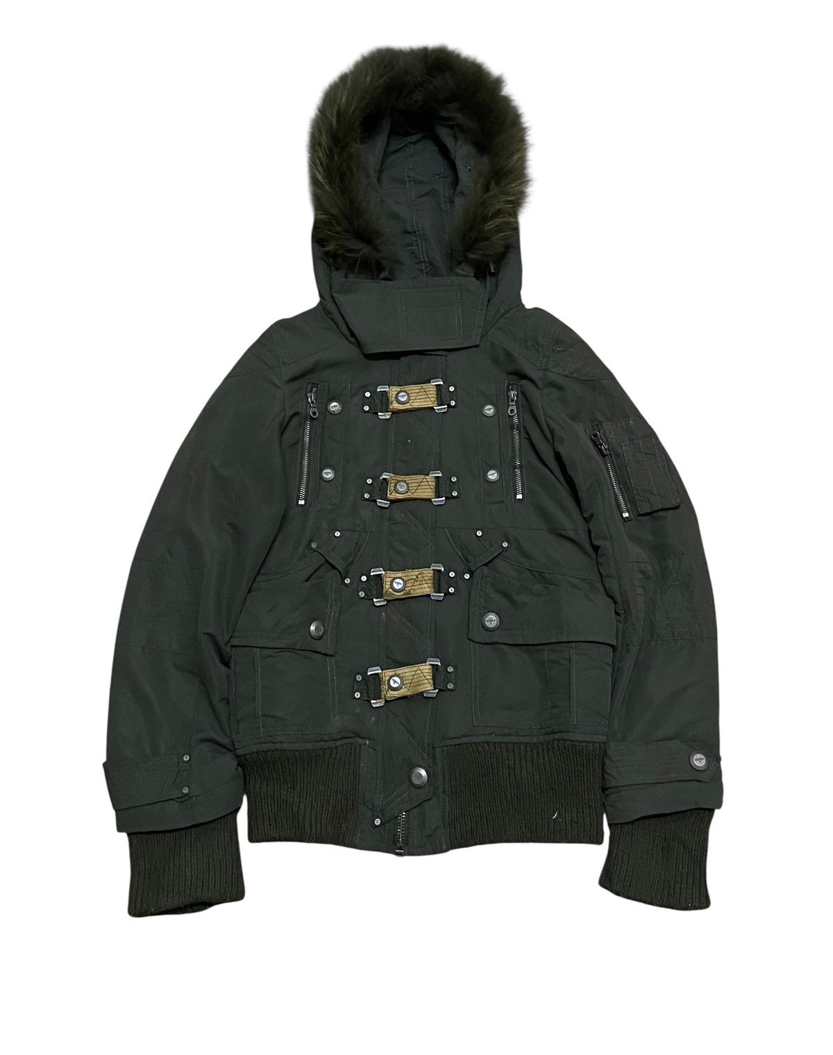 If Six Was Nine Rare Vintage Heaven & Earth Faux Fur Bomber Jacket 2000s Size US M / EU 48-50 / 2 - 1 Thumbnail