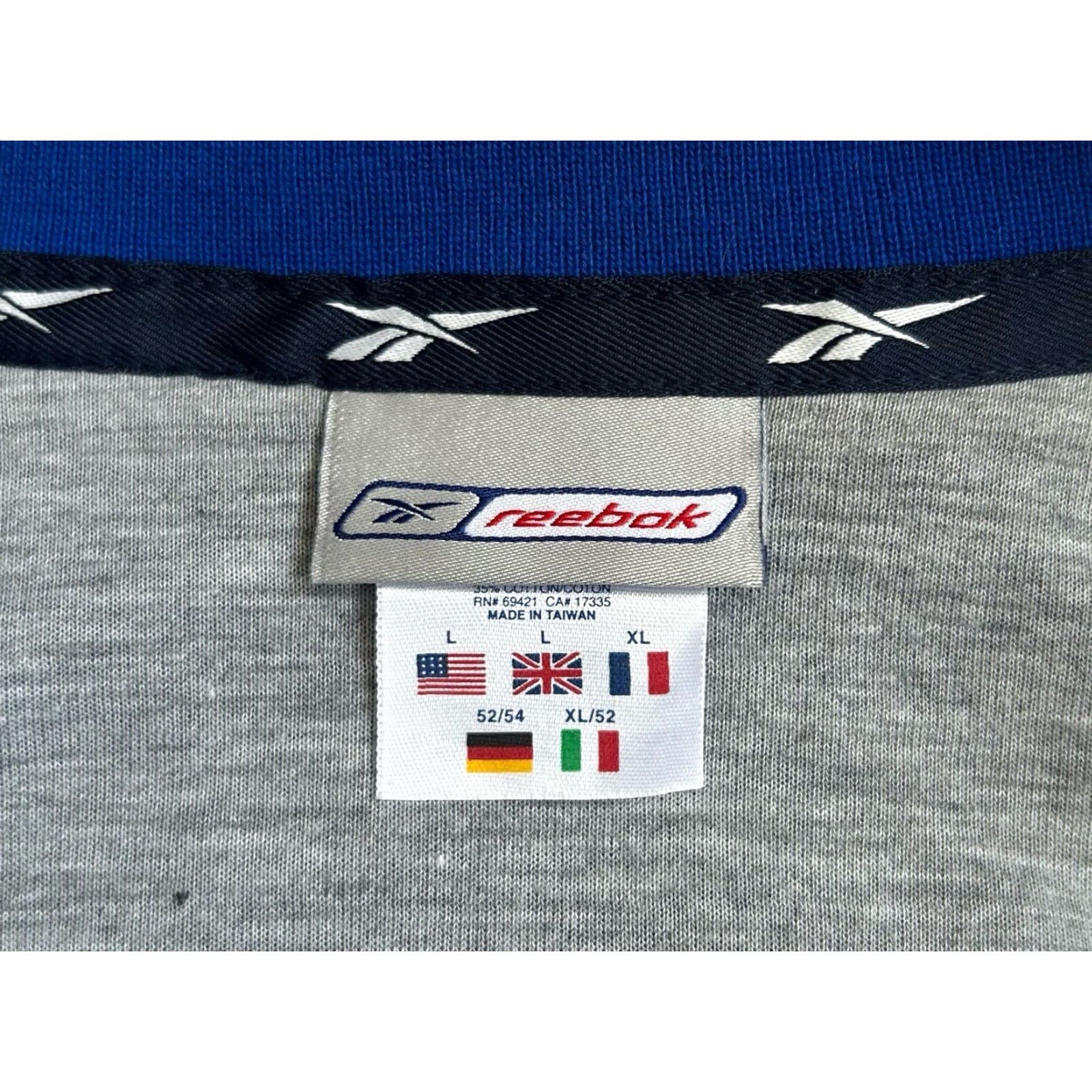 Reebok VINTAGE Reebok Windbreaker Jacket Mens L Blue 2000s 90s Lightweight Zip Pockets NWT Deadstock Size US L / EU 52-54 / 3 - 7 Thumbnail