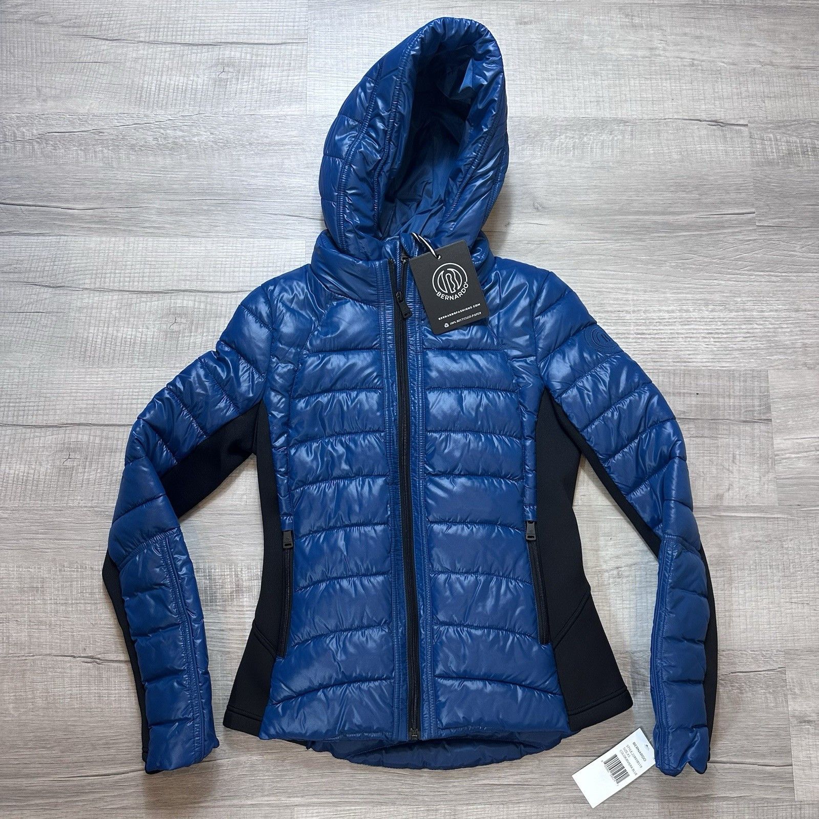 Other Bernardo Super Swift Puffer Coat Womens Sz XS Hooded Pockets Size XS / US 0-2 / IT 36-38 - 1 Thumbnail