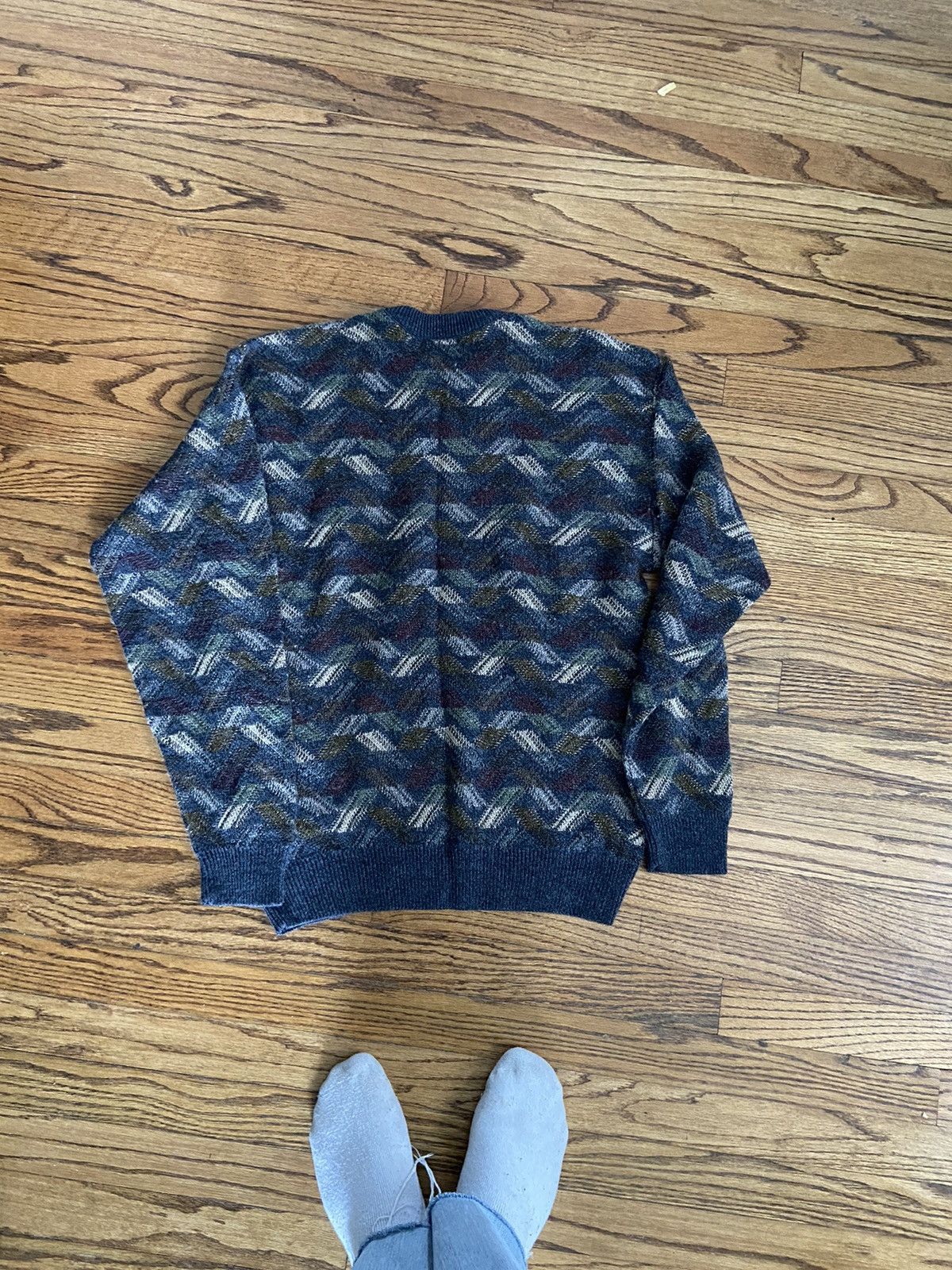 Vintage Vintage knit sweater Size US L / EU 52-54 / 3 - 2 Thumbnail