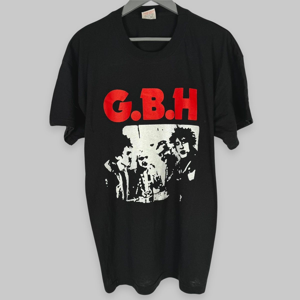 Band Tees Vintage Charged G.B.H. Punk Band Euro T Shirt Size US XL / EU 56 / 4 - 1 Thumbnail