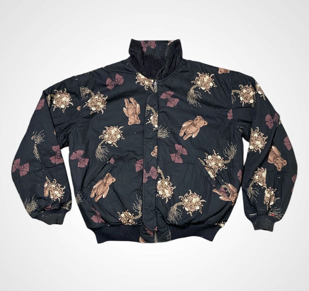Japanese Brand Rare Vintage 90s Ketty Bear Reversible Bomber Jacket Size US M / EU 48-50 / 2 - 2 Thumbnail