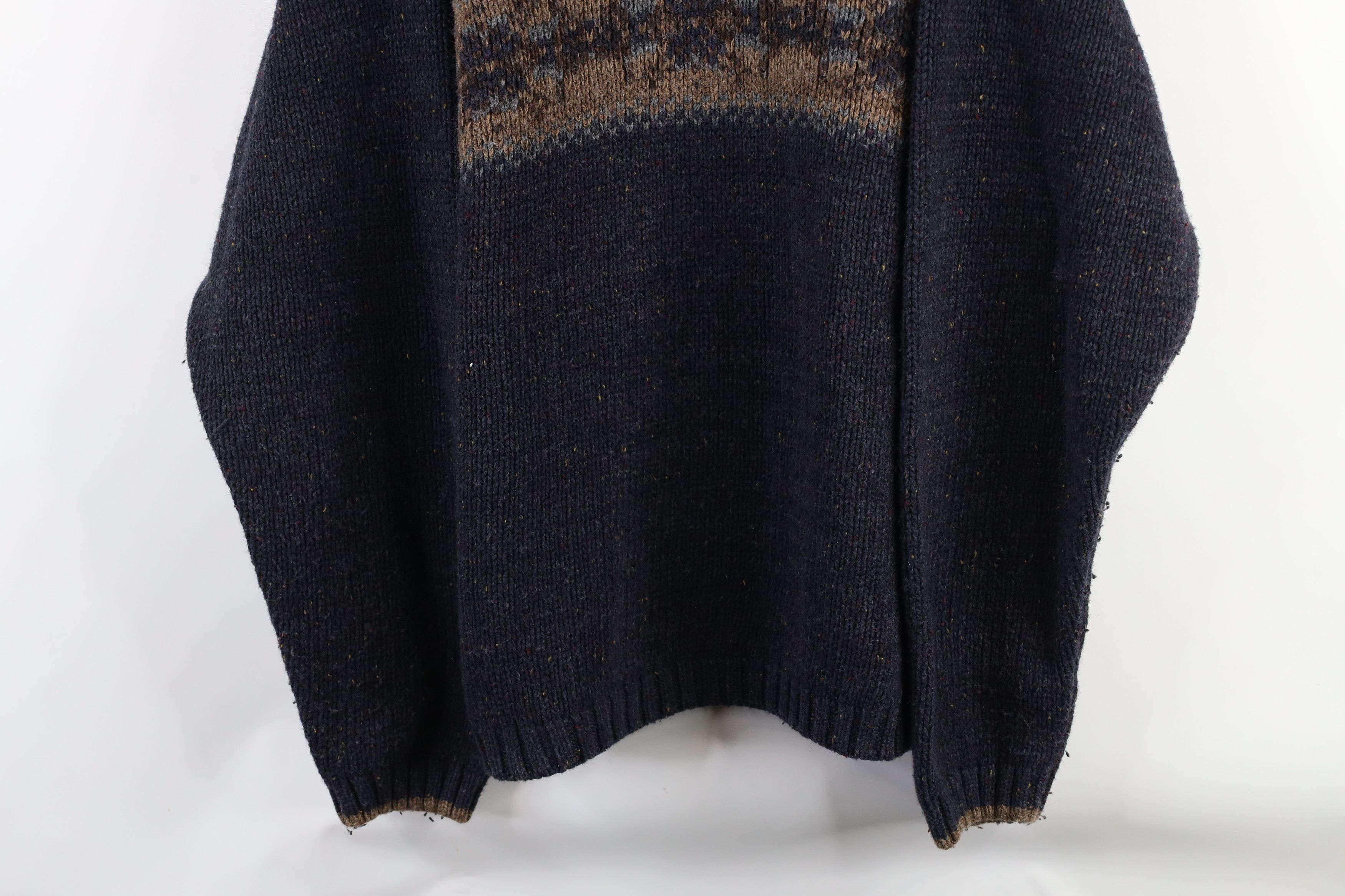Vintage Vintage 90s Streetwear Wool Blend Knit Fair Isle Sweater Size US XL / EU 56 / 4 - 3 Thumbnail
