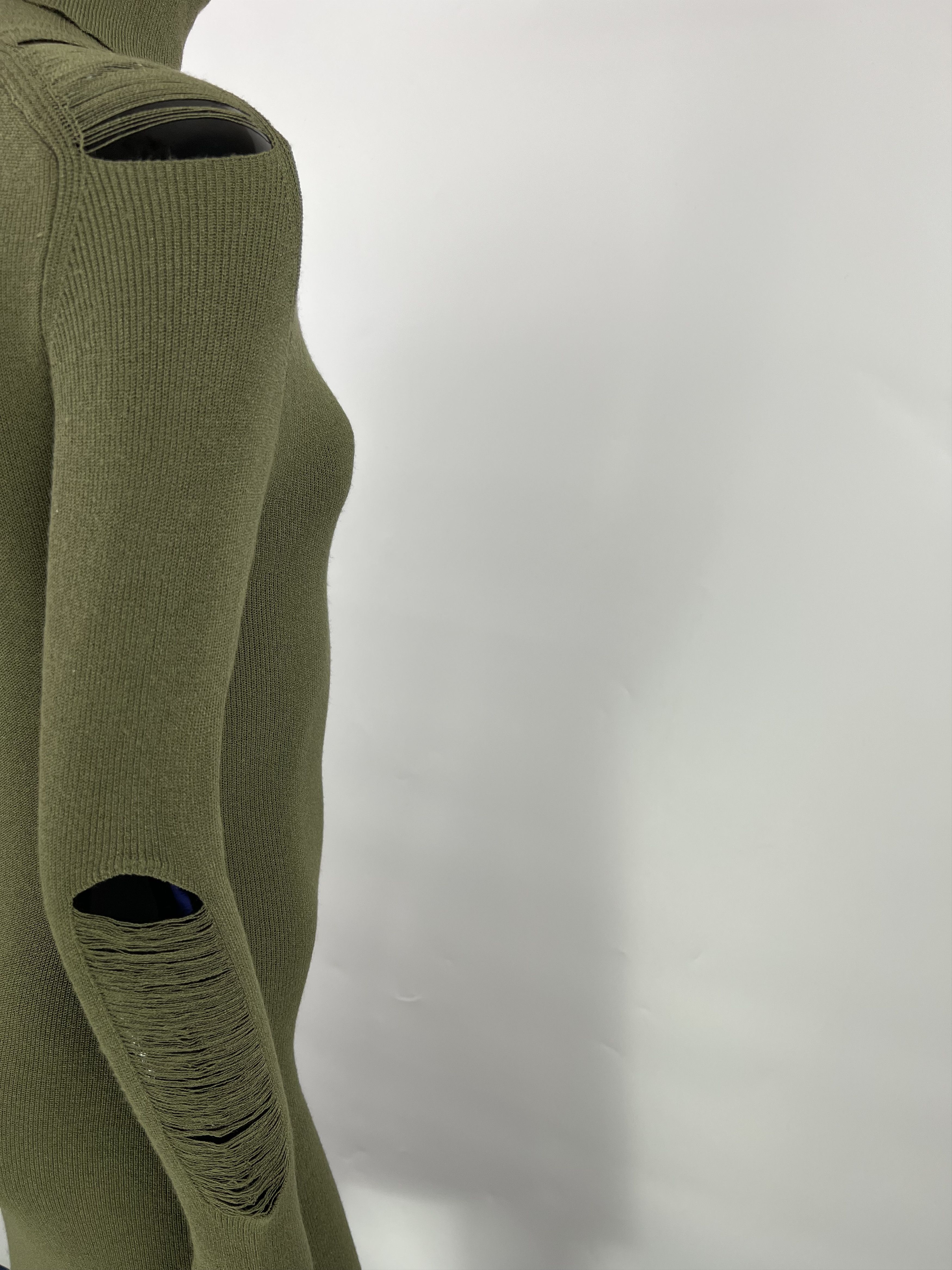 Diesel Diesel Ribbed Long Sleeve Turtleneck Midi Dress Size L Size L / US 10 / IT 46 - 8 Thumbnail