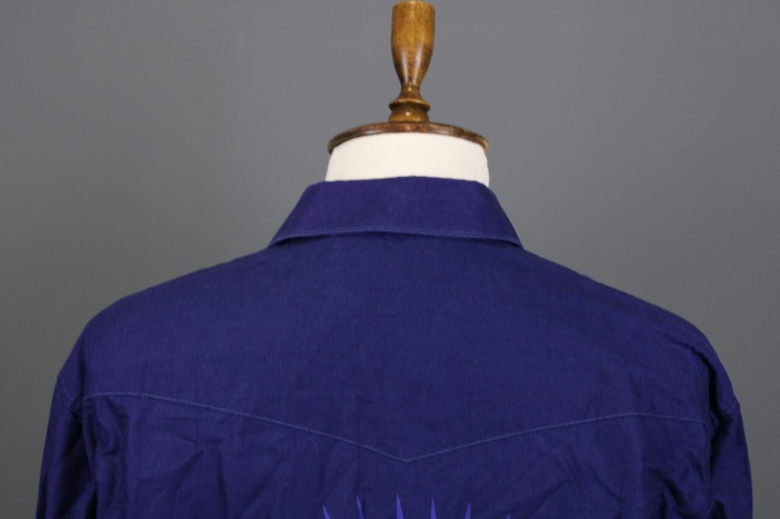 Wrangler Vintage Wrangler Blue Vest Printed Pockets Shirt Size XL Size US XL / EU 56 / 4 - 8 Thumbnail