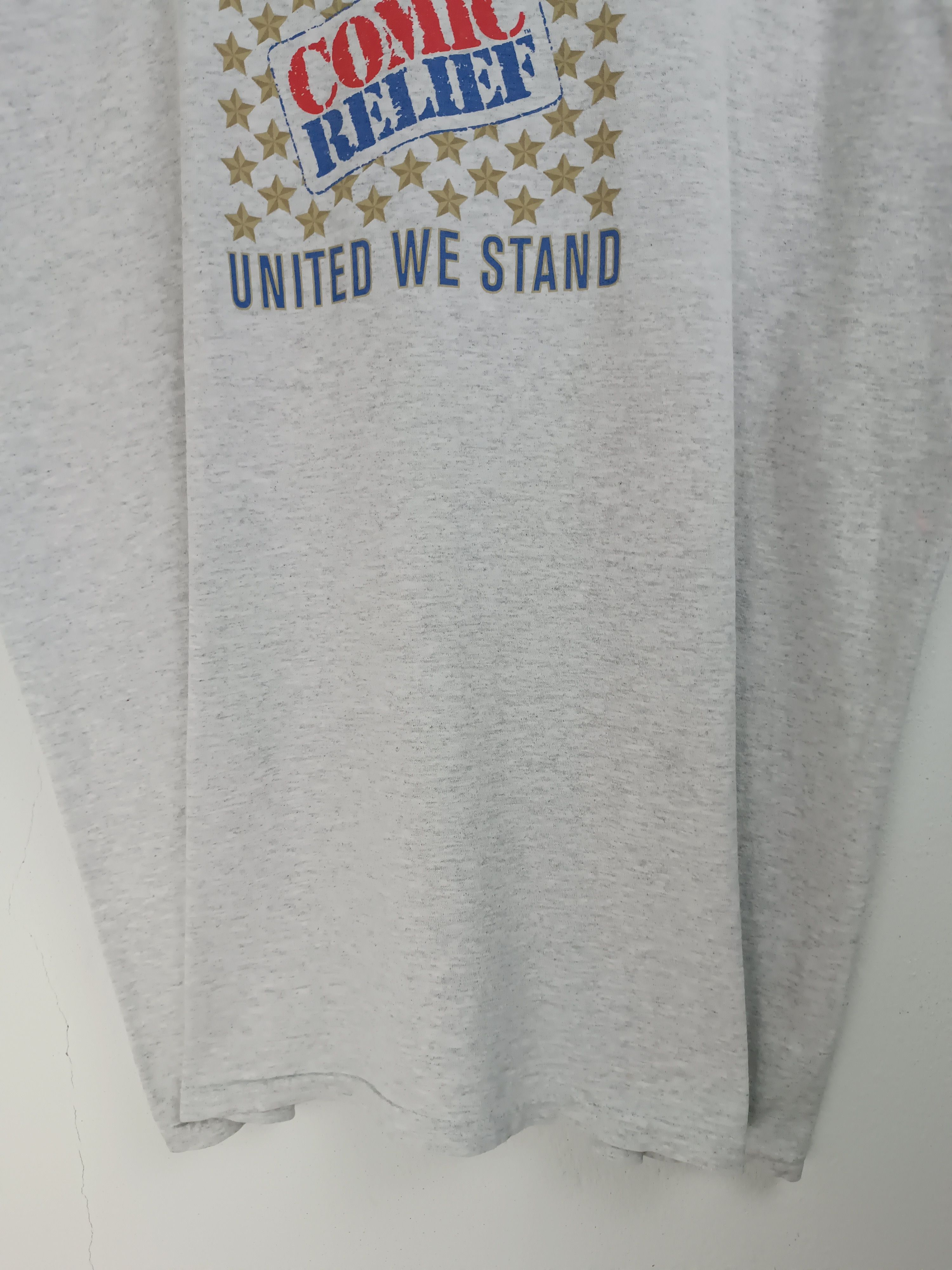 Vintage VINTAGE 90'S COMIC RELIEF UNITED ROBIN WILLIAMS WHOPPI TEE Size US XL / EU 56 / 4 - 8 Thumbnail