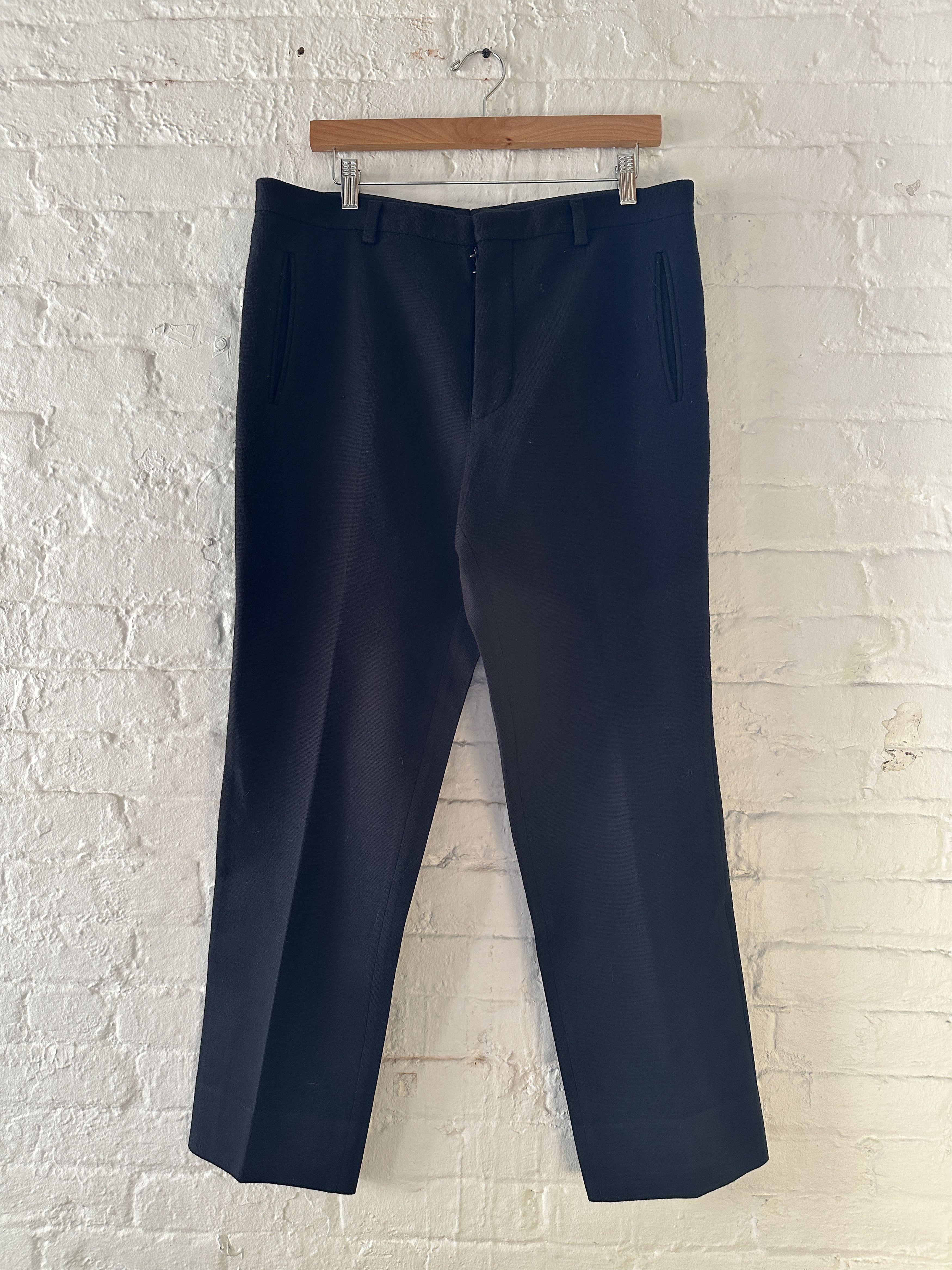 Maison Margiela Maison Margiela Wool Gabardine Heavyweight Trousers Size US 36 / EU 52 - 2 Thumbnail