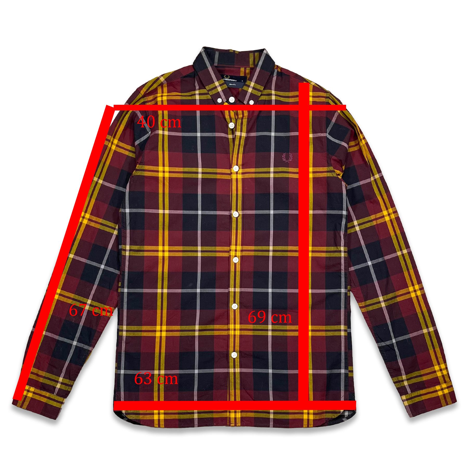 Fred Perry Fred Perry Checkered Shirt • S size Size US S / EU 44-46 / 1 - 6 Thumbnail