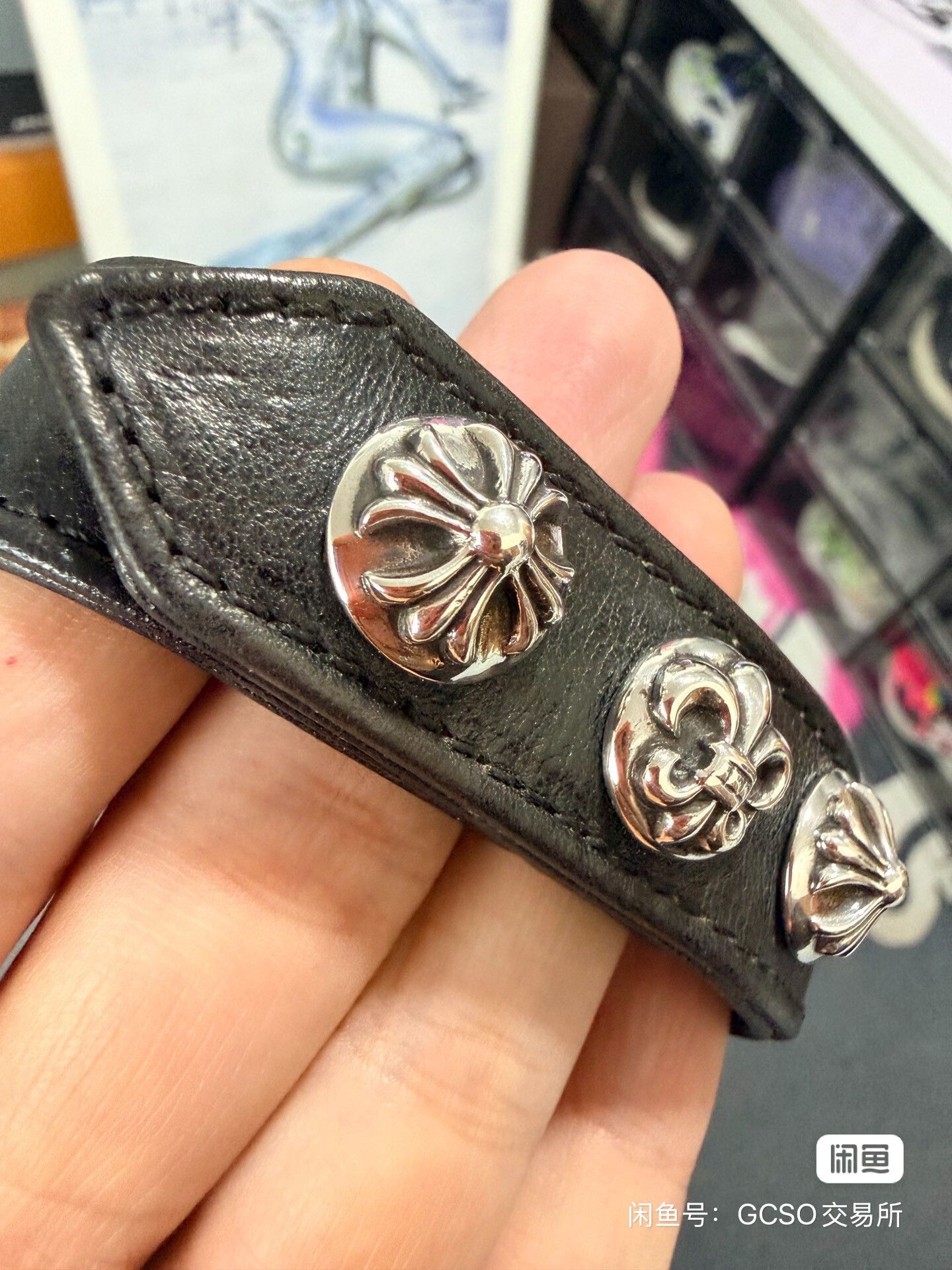 Chrome Hearts Chrome Hearts Leather Heart Vine Bracelet. Size ONE SIZE - 4 Thumbnail