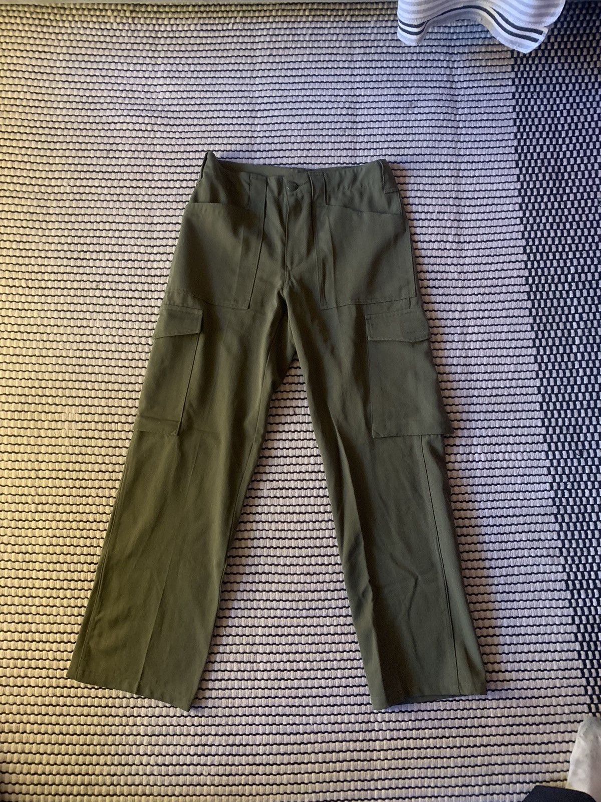 Vintage Vintage Austrian Military Cargo Trousers Size US 30 / EU 46 - 1 Thumbnail
