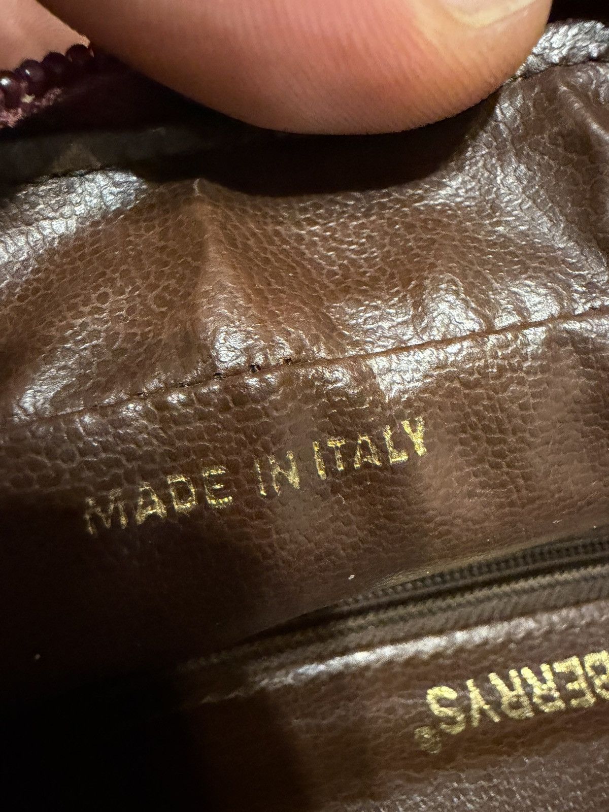Burberry Vintage Burberry Burberrys Leather style y2k Handbag 80s Size ONE SIZE - 10 Thumbnail