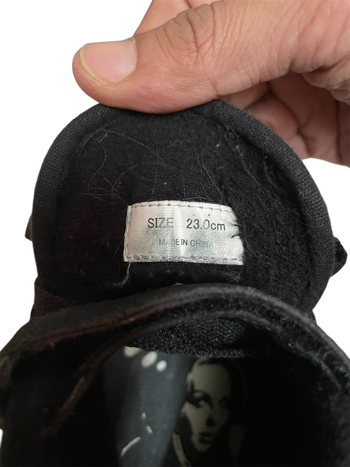 Hysteric Glamour Hysteric Glamour Black High Top Sneakers Size US 5 / IT 35 - 4 Thumbnail