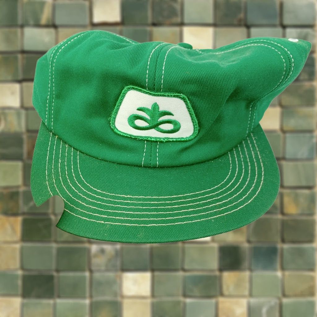 Vintage VINTAGE 80s K-Products Patch Green White Snapback Trucker Hat Cap Size ONE SIZE - 1 Thumbnail