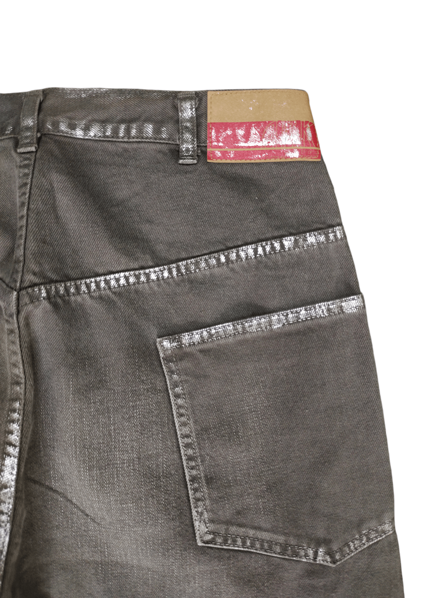 Comme des Garcons × Undercover Vintage Y2k Ark Japan Painted Jnco Style Baggy Jeans Size US 31 - 12 Thumbnail