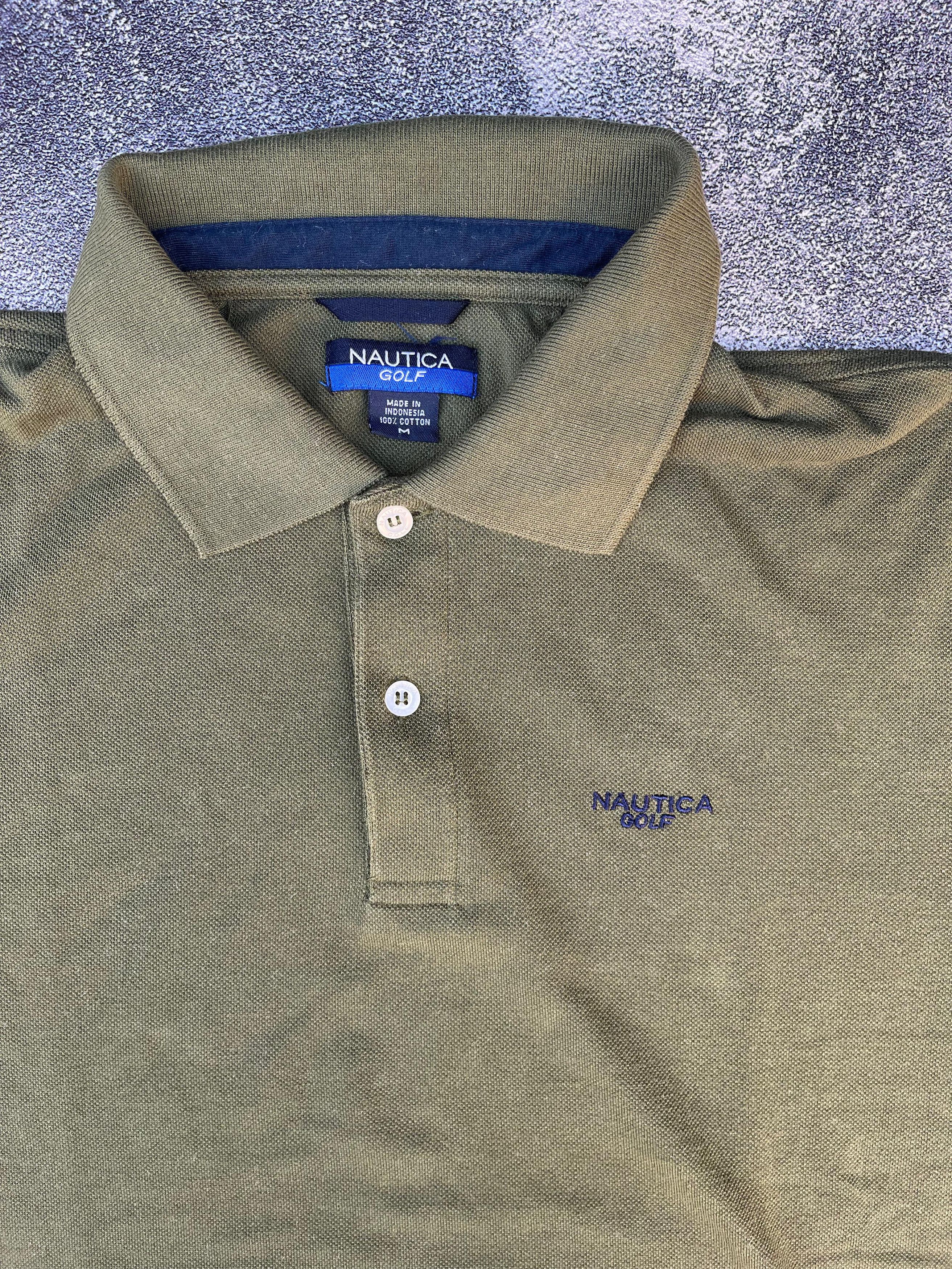 Nautica Polo Shirt "Nautica Golf" Army Size US M / EU 48-50 / 2 - 2 Thumbnail