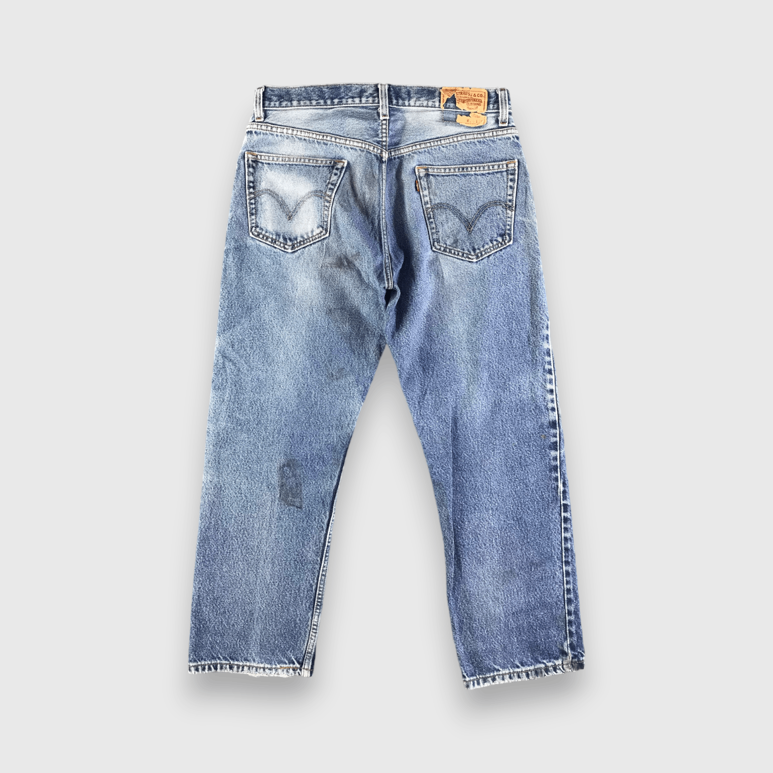 Levi's Vintage Blue Wash Levis 505 Jeans-J3468 Size US 34 / EU 50 - 2 Thumbnail
