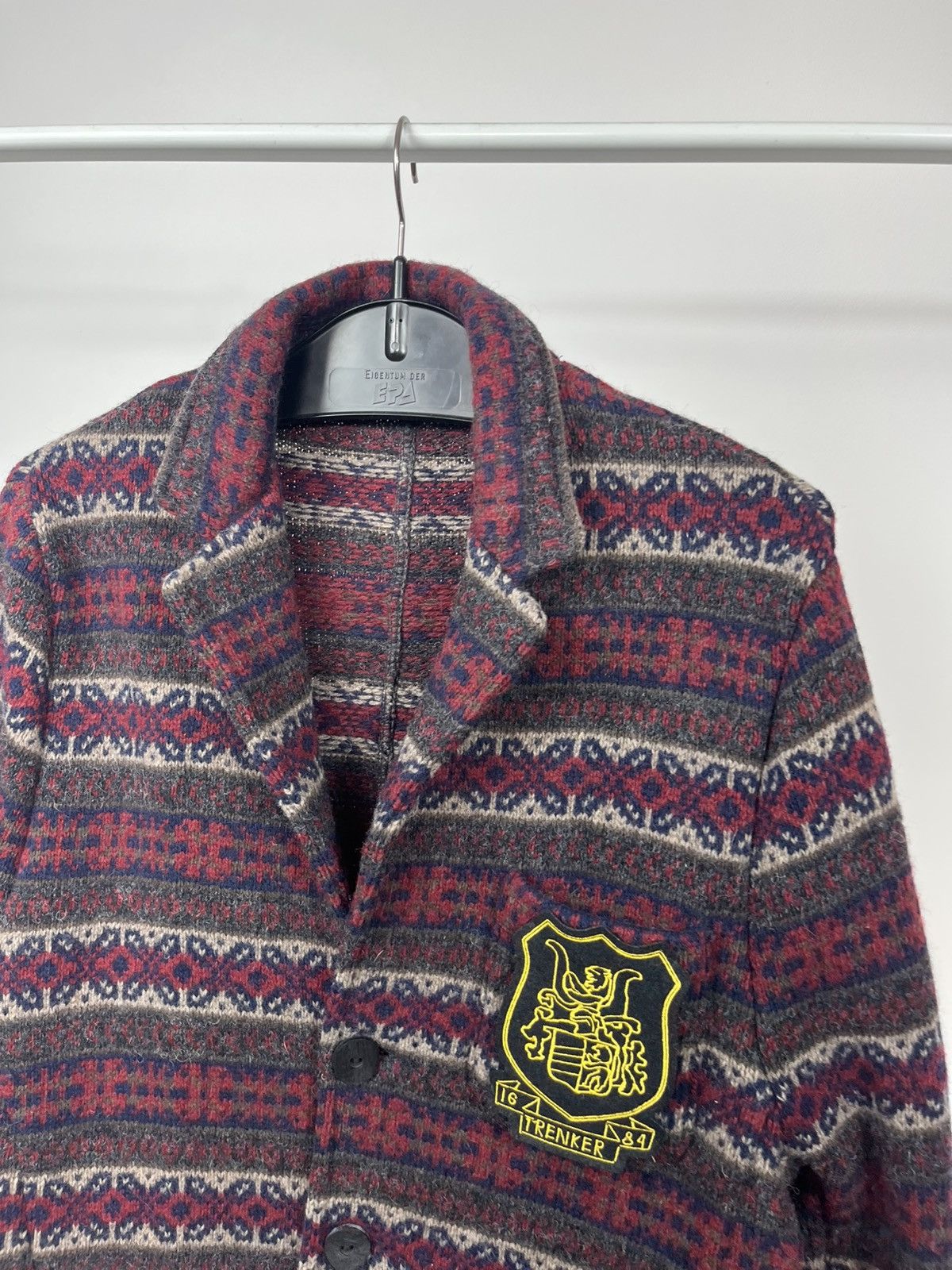 Other Luis Trenker Cardigan Wool Pattern Knit Men Size S Jacket Size US S / EU 44-46 / 1 - 4 Thumbnail