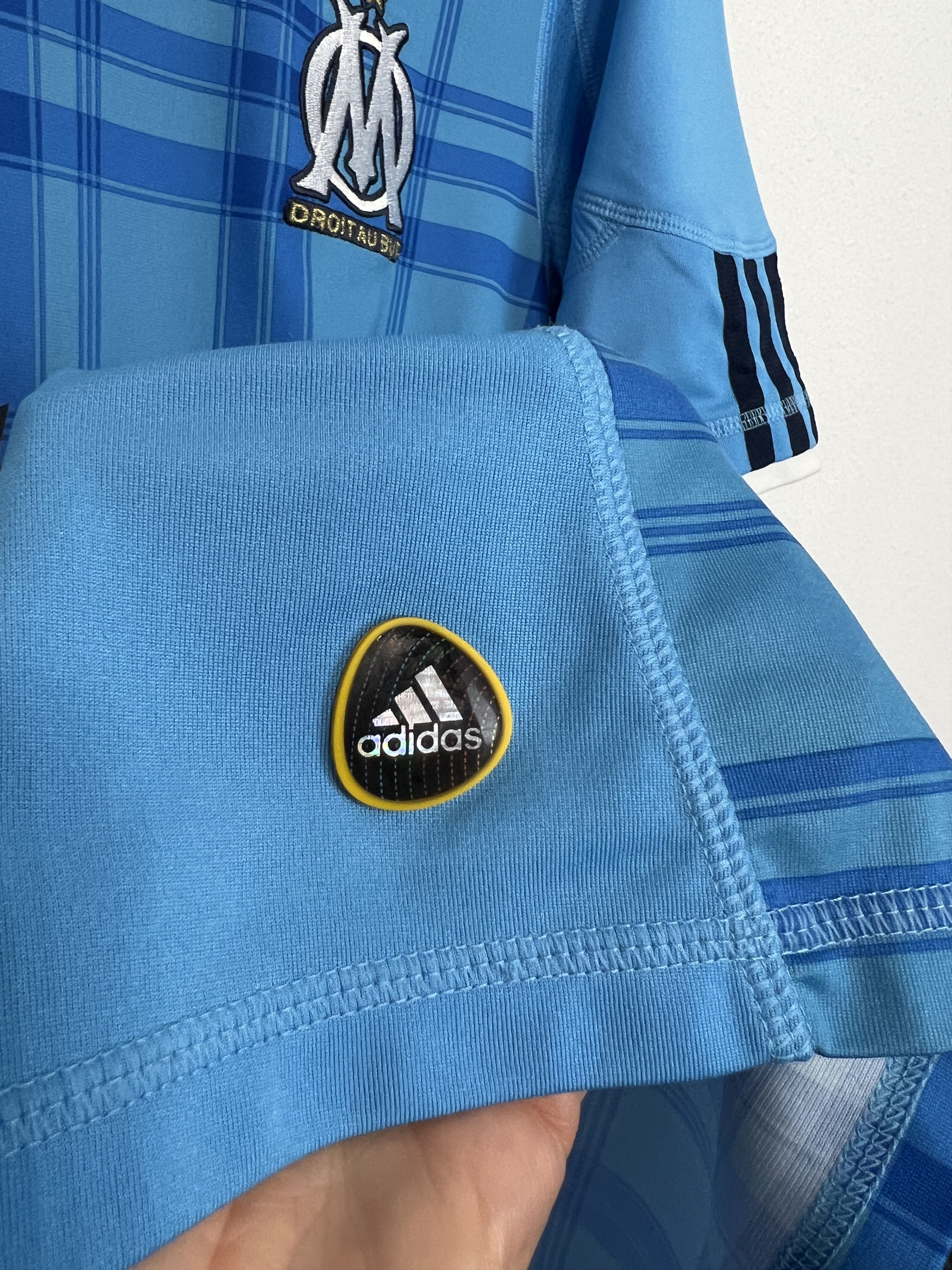 Adidas Marseille Away football shirt 2010 Soccer Jersey Trikot Size US S / EU 44-46 / 1 - 5 Thumbnail