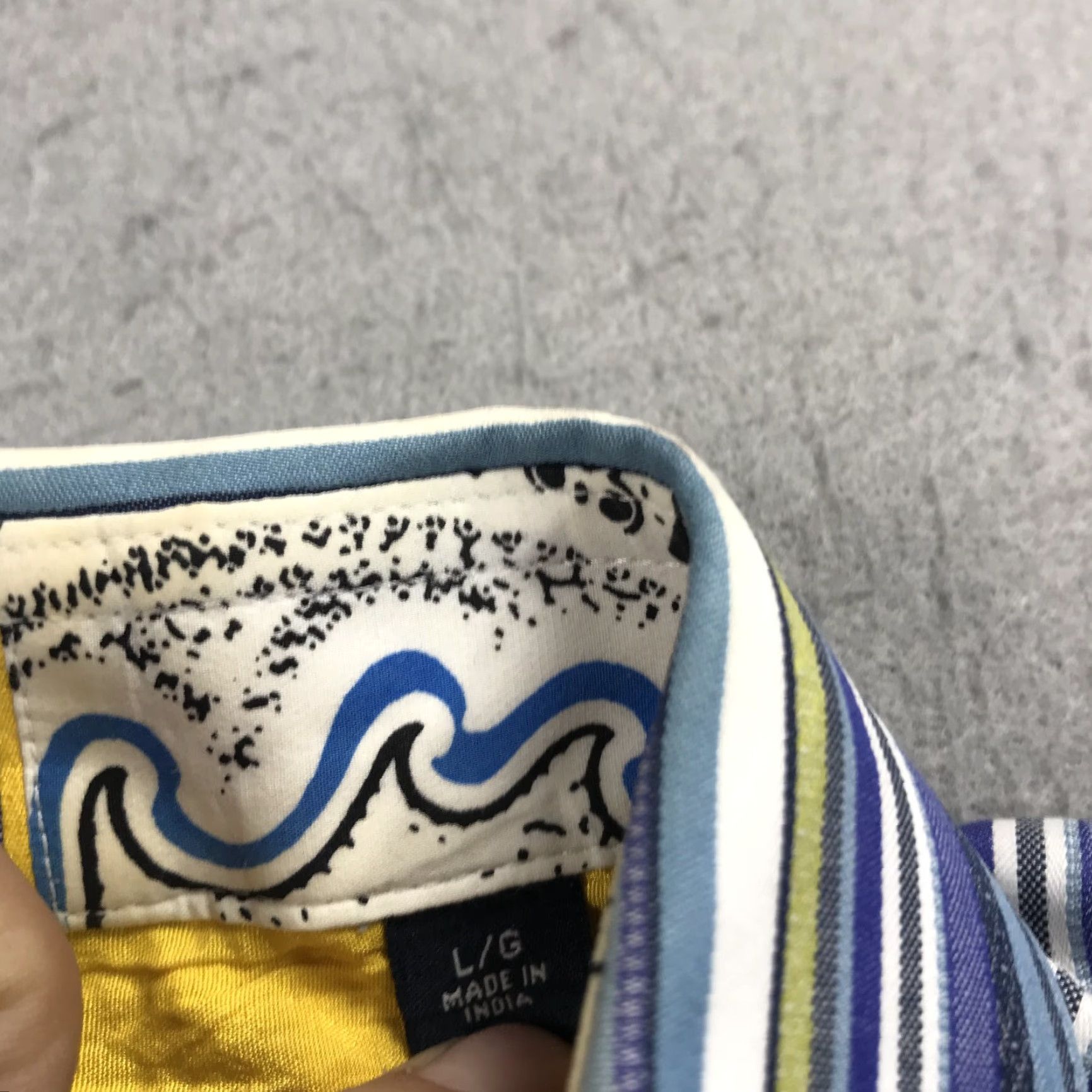 Robert Graham Robert Graham Shirt Mens Large Blue Purple Abstract Loud Flip Cuff Party Cotton Size US L / EU 52-54 / 3 - 5 Thumbnail