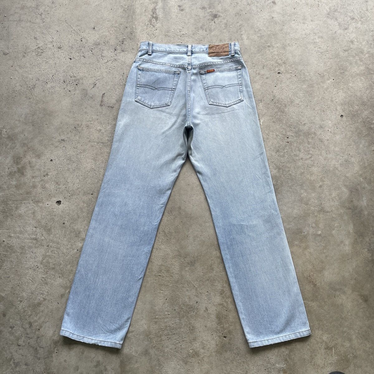 Japanese Brand × Jean × Vintage W30 Vintage Japan Wash Jeans Ripped Pants Denim Distressed Size US 30 / EU 46 - 11 Thumbnail