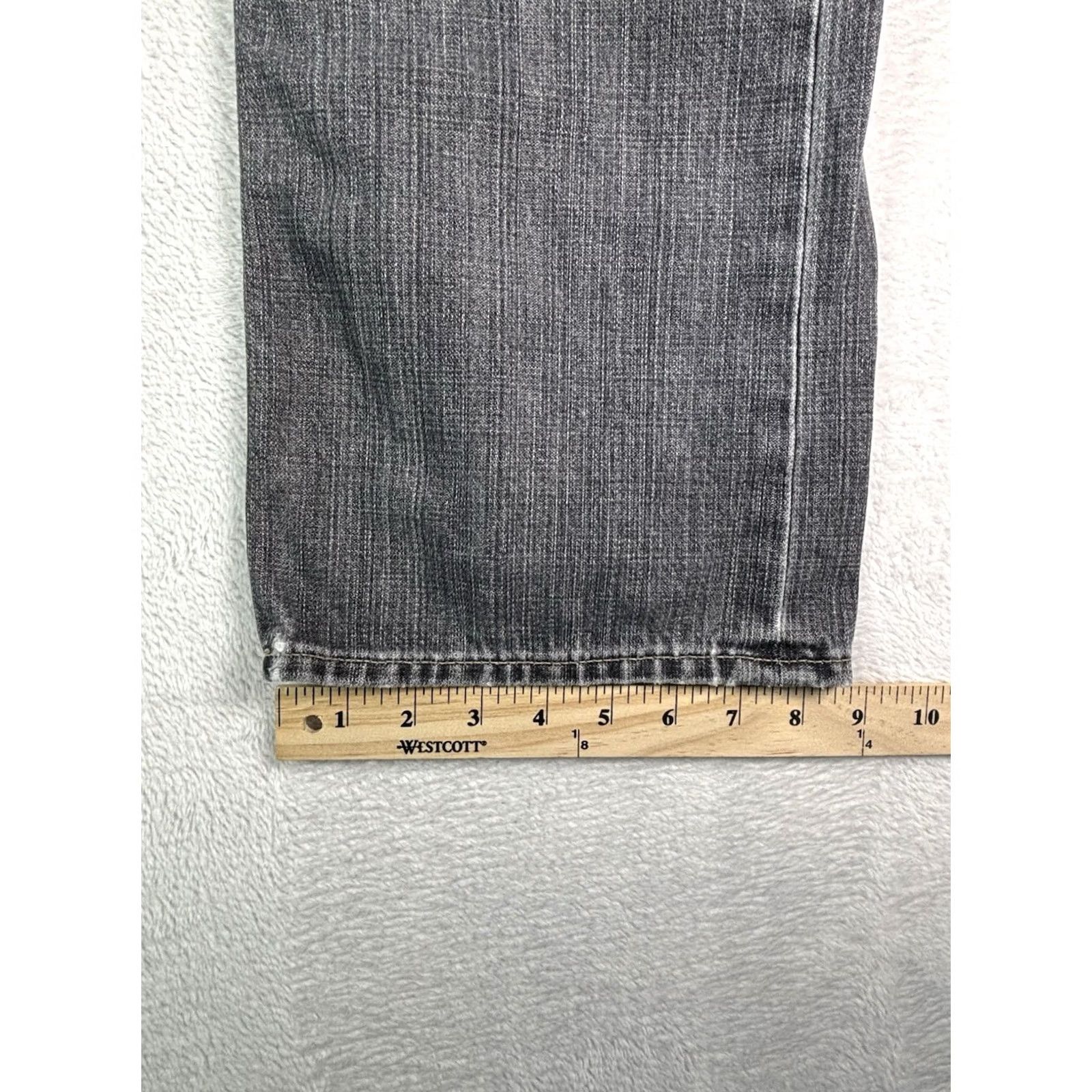 Banana Republic Banana Republic Men's Black Denim Jeans 32x30 Straight Leg Regular Rise 5-Pocket Stretch Cotton Blend Denim Shirt? Size US 32 / EU 48 - 5 Thumbnail