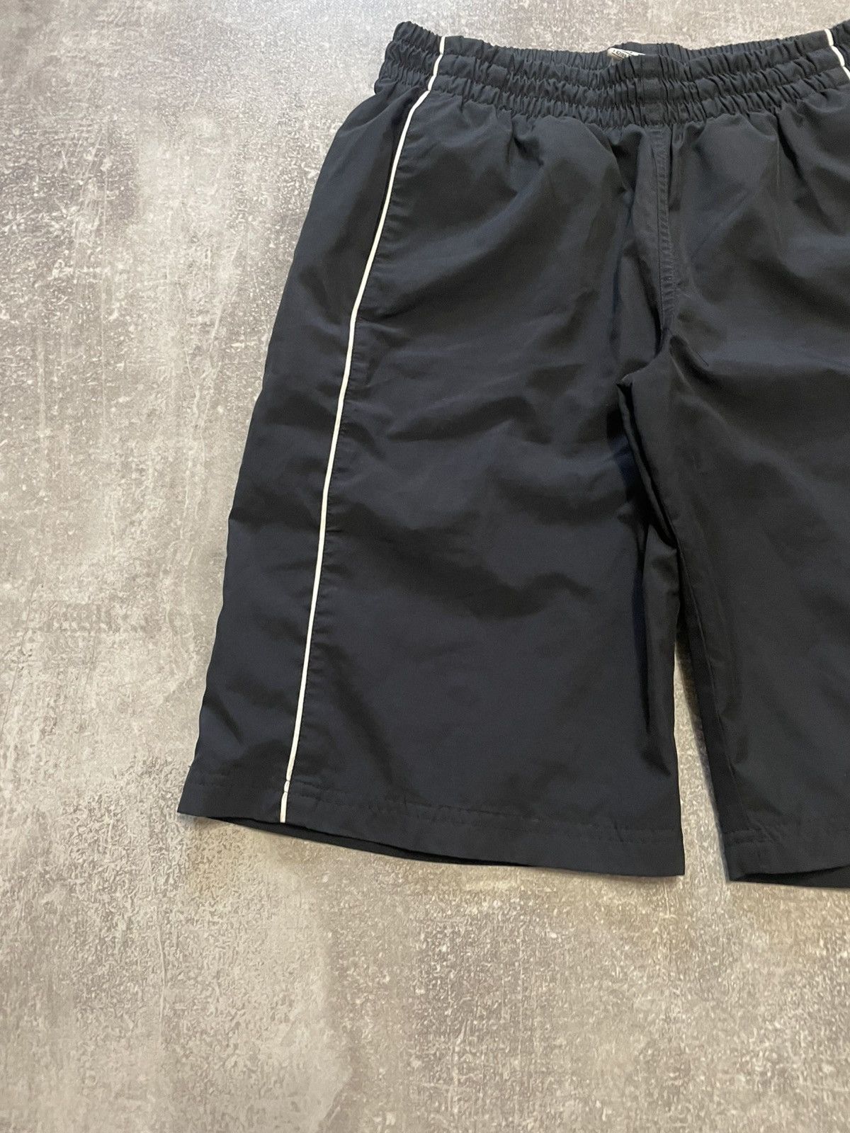 Nike × Vintage Vintage Nike Black Swoosh Logo Drill Shorts Size S Size US 30 / EU 46 - 3 Thumbnail