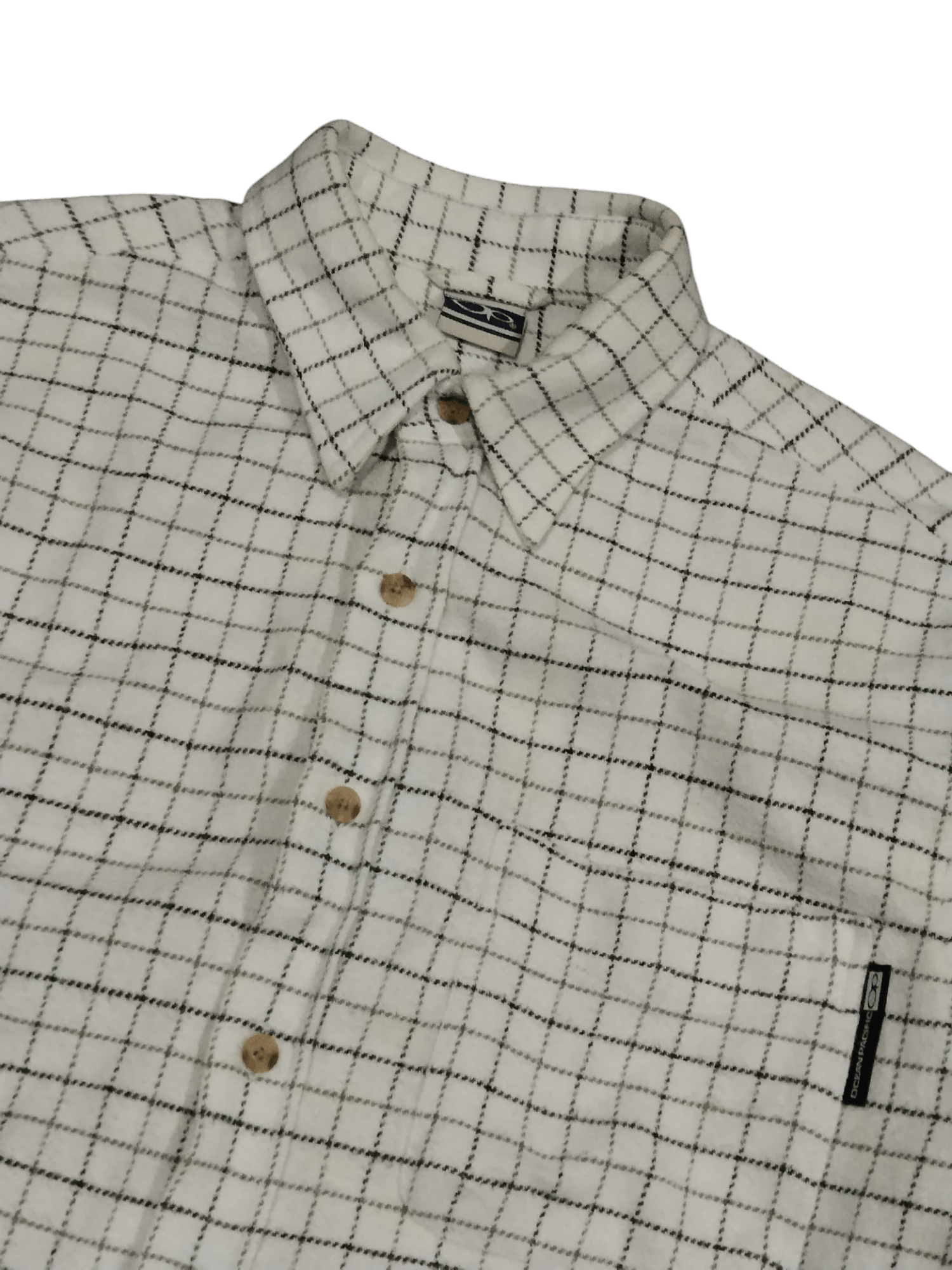 Ocean Pacific Ocean Pacific Long Sleeve Grid Shirt Size US L / EU 52-54 / 3 - 3 Thumbnail