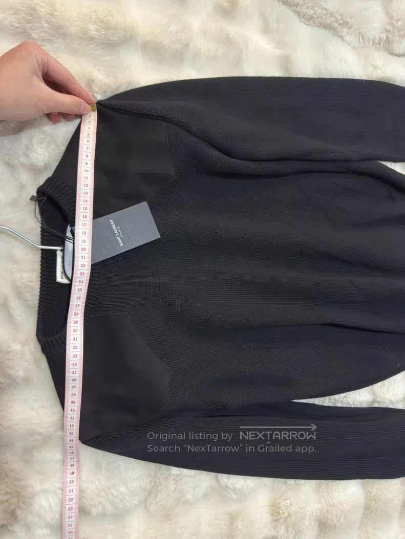 Saint Laurent Paris Saint Laurent Paris Sheepskin Patchwork Men's Sweater Size US M / EU 48-50 / 2 - 6 Thumbnail